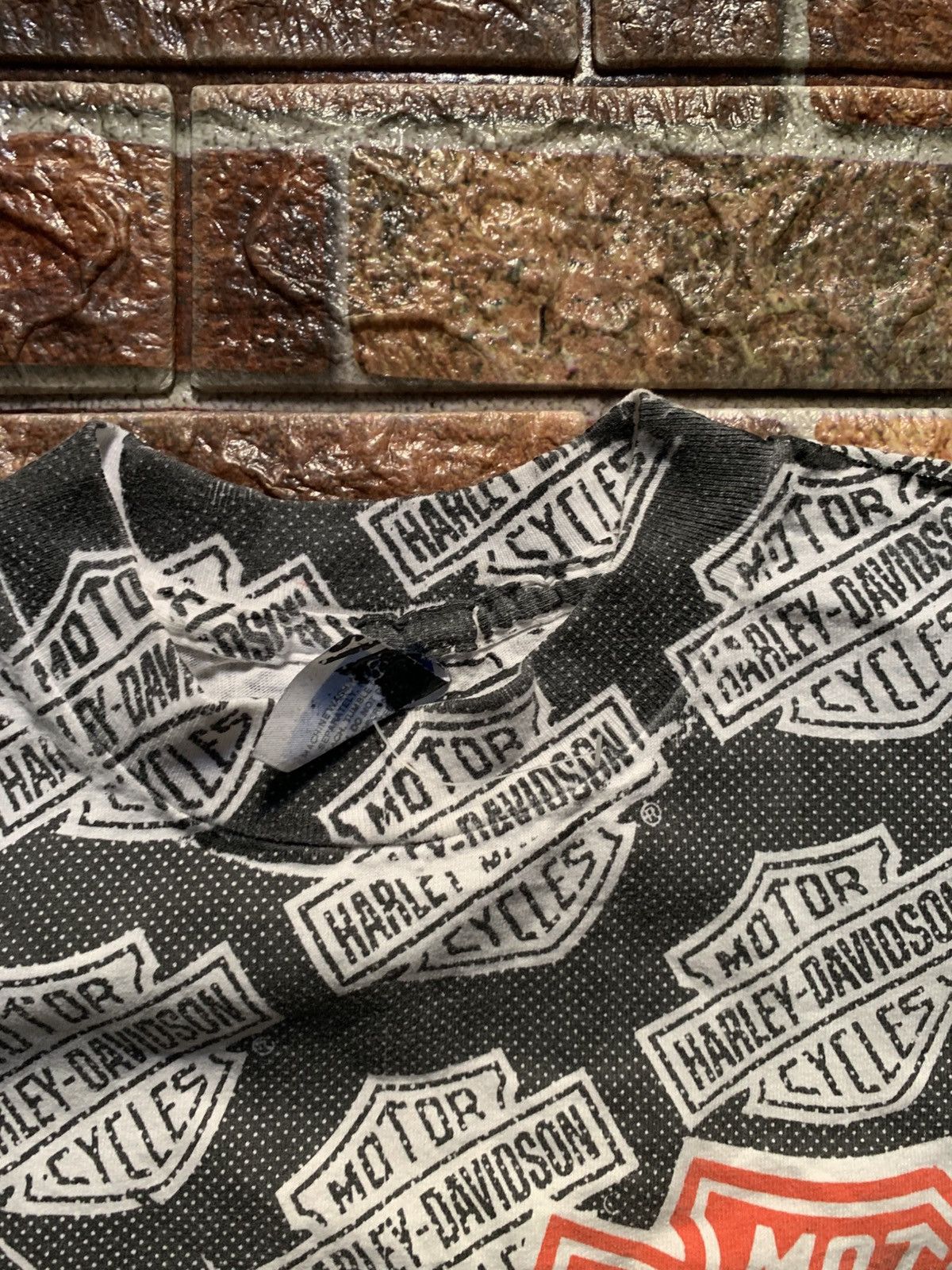 Harley Davidson Vintage harley davidson full printed tshirt Size US L / EU 52-54 / 3 - 4 Thumbnail