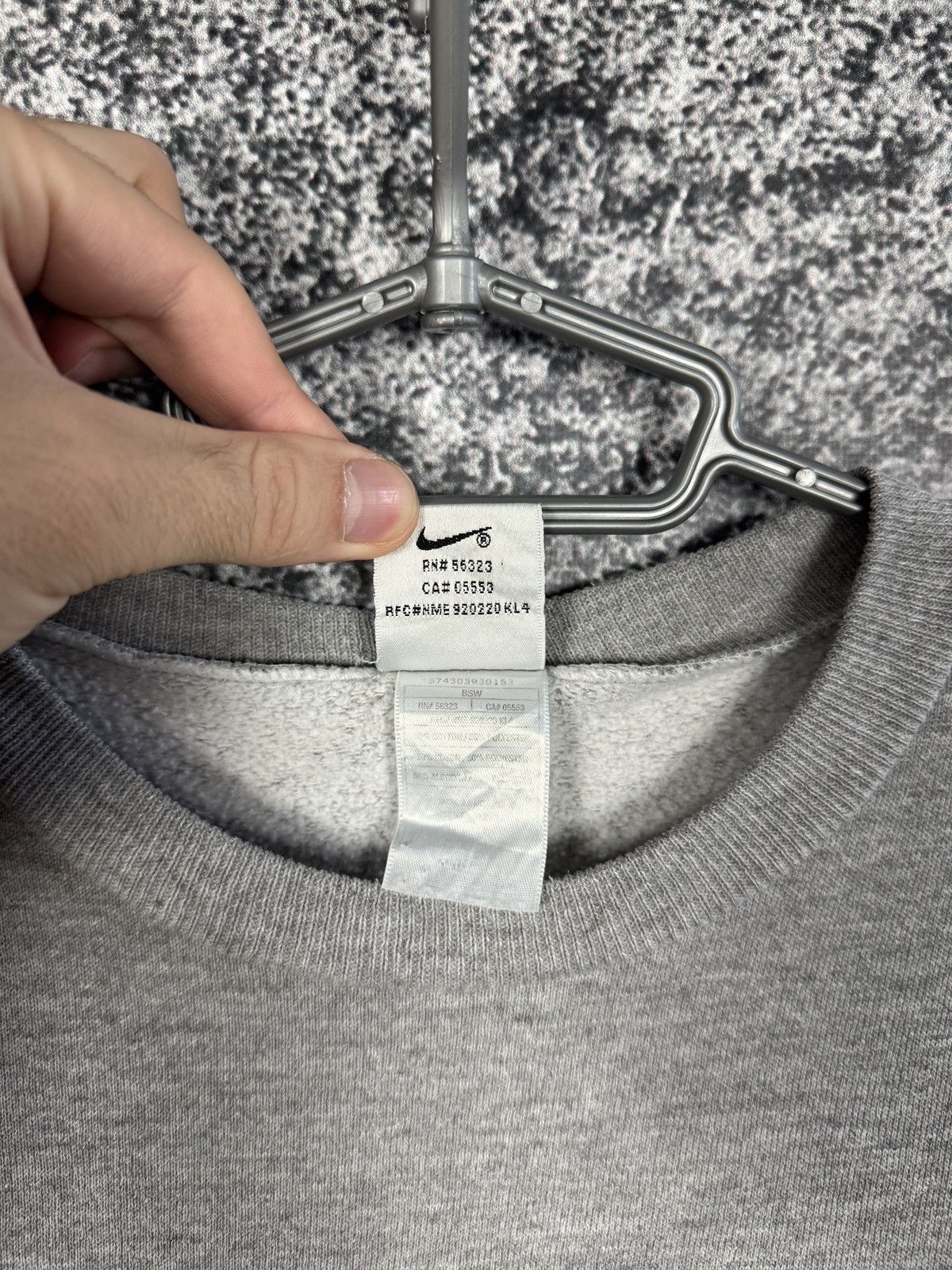 Nike Boys Nike Vintage 90s Sweatshirt Swoosh Logo Made in USA Size US XS / EU 42 / 0 - 9 Thumbnail
