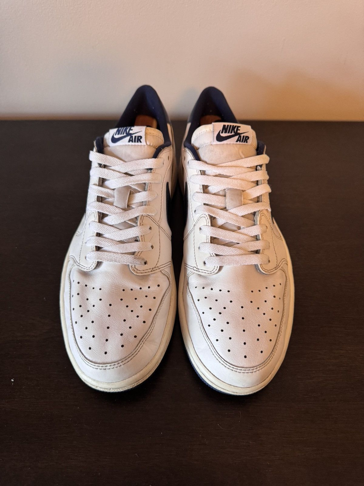 Nike Air Jordan 1 Low OG “Metallic Blue” Big Swoosh Size 11 Size US 11 / EU 44 - 2 Thumbnail