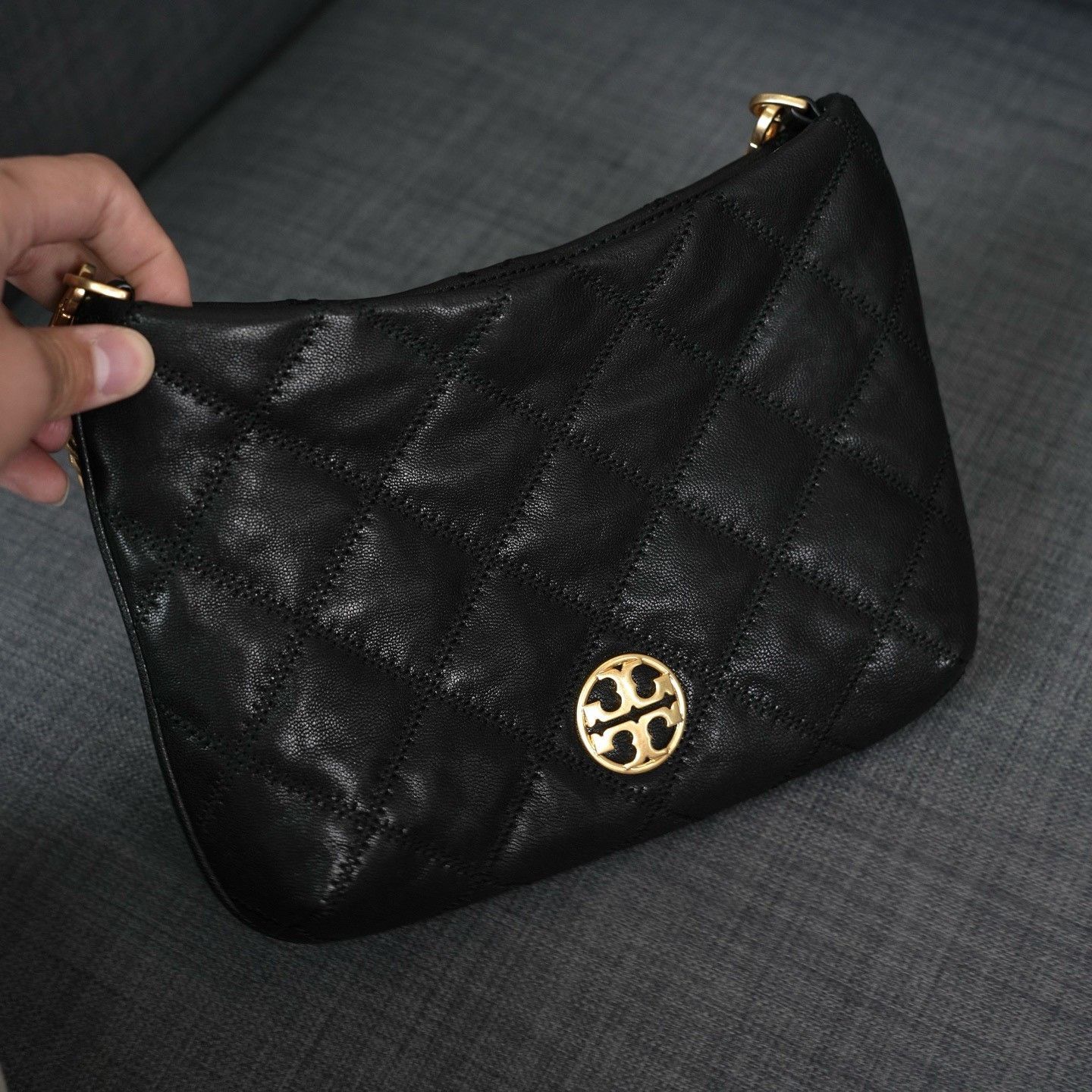 Tory Burch Tory Burch Black Shoulder Bag OS Women Size ONE SIZE - 1 Thumbnail