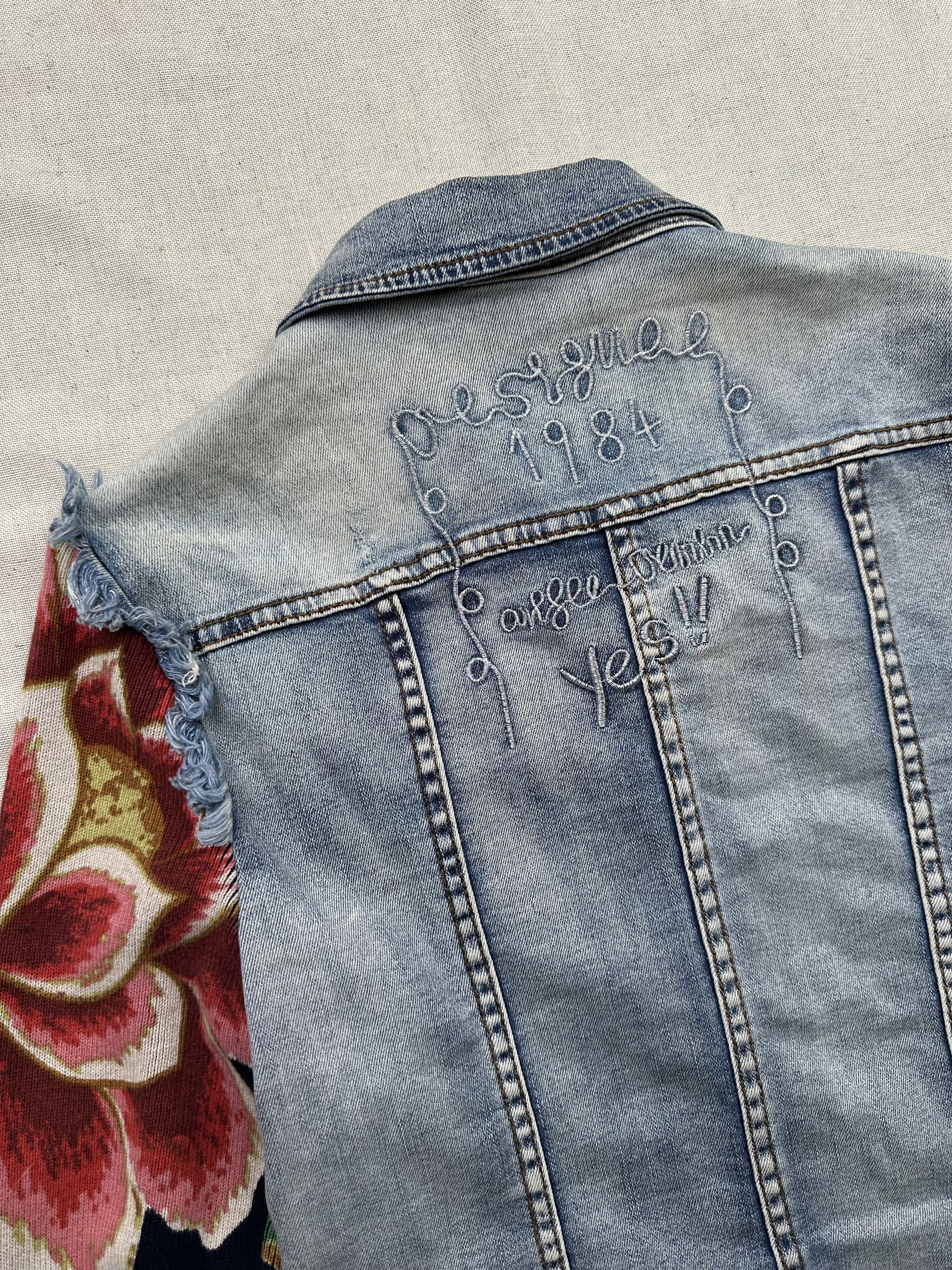 Desigual Desigual Multicolor Denim Jacket Size XS / US 0-2 / IT 36-38 - 10 Thumbnail