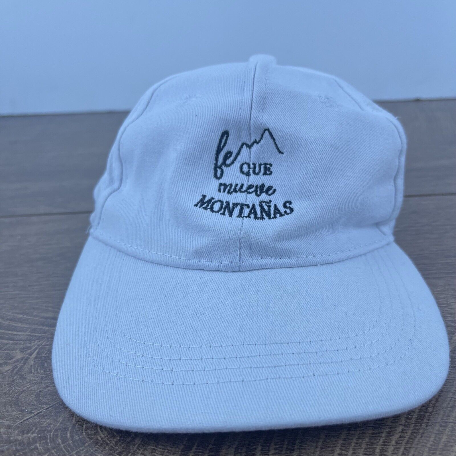 Other Que Mueve Montanas Hat Adjustable Hat White Adjustable Hat W Size ONE SIZE - 1 Thumbnail