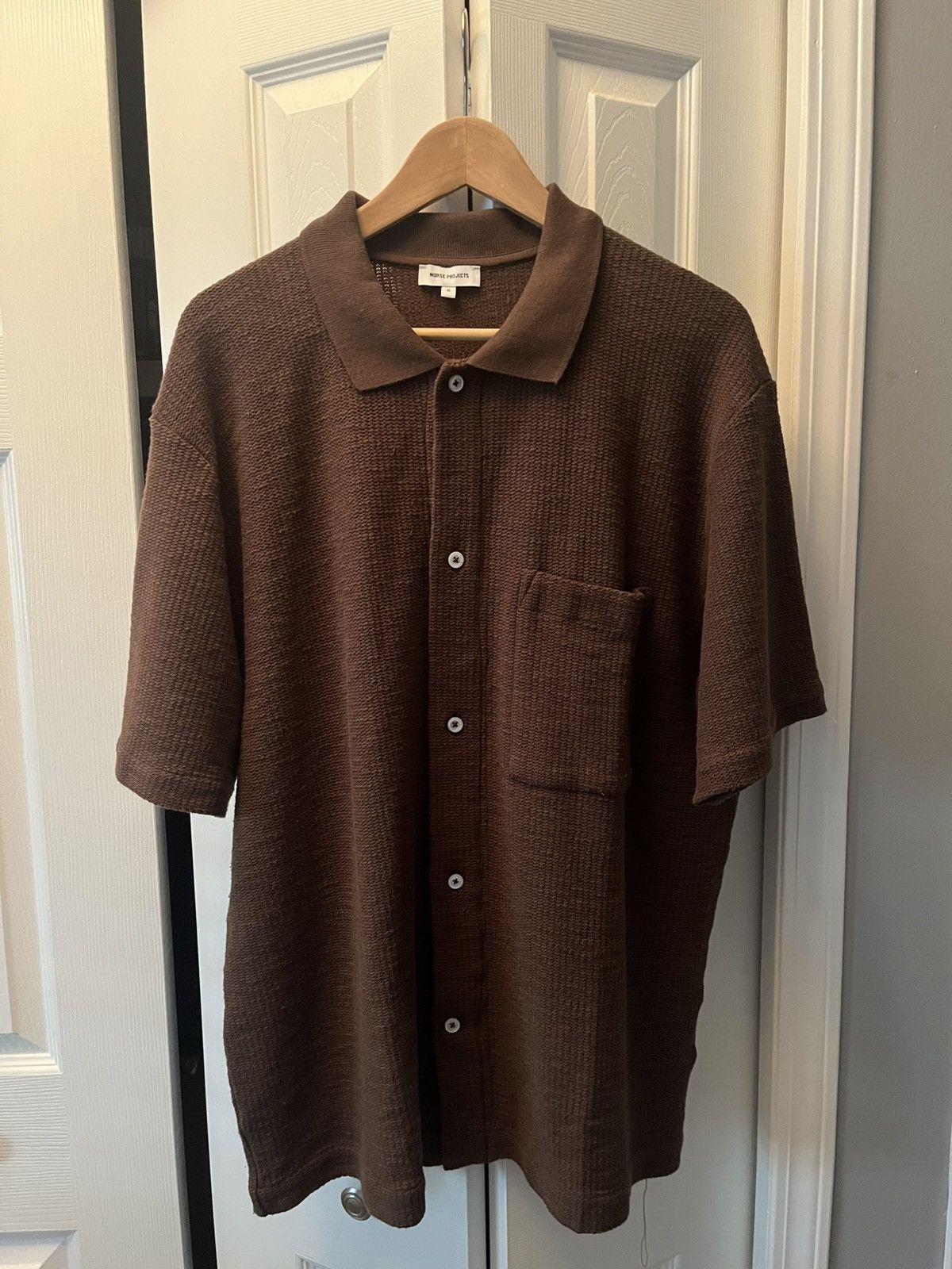 Norse Projects Gustav - Crochet Jersey Shirt Size US XL / EU 56 / 4 - 1 Thumbnail