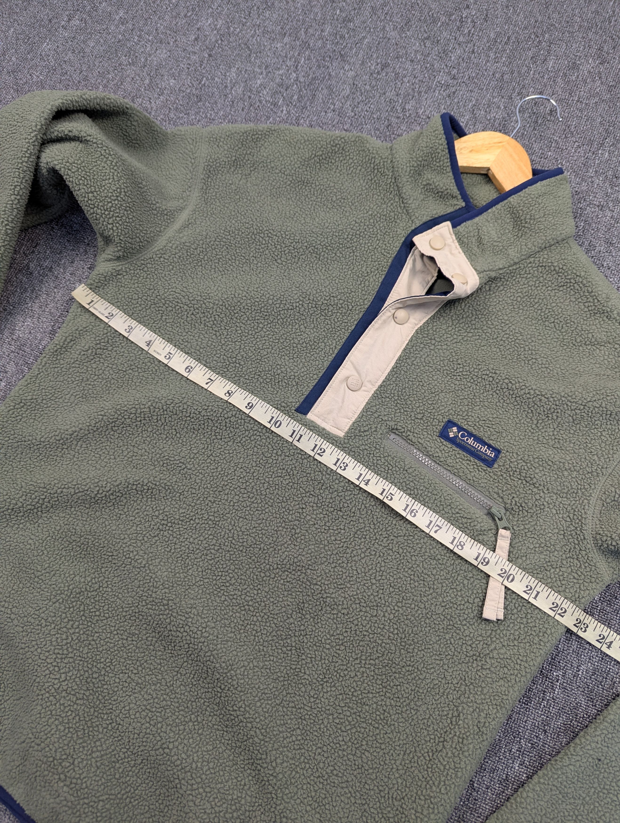 Columbia Vintage 90s Columbia Fleece Pullover Jacket Size US M / EU 48-50 / 2 - 10 Thumbnail