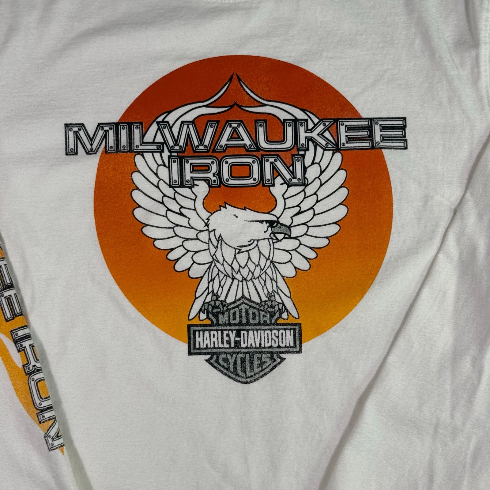 Harley Davidson Harley Davidson Milwaukee Iron Long Sleeve Flame Men’s 2XL Size US XXL / EU 58 / 5 - 3 Thumbnail