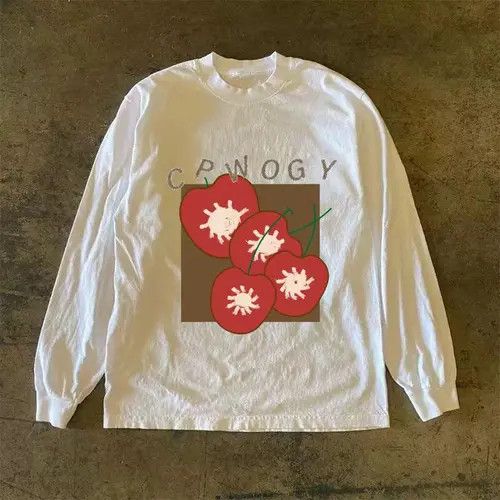 Other Cherry pattern casual retro long sleeve t-shirt Size US L / EU 52-54 / 3 - 1 Thumbnail