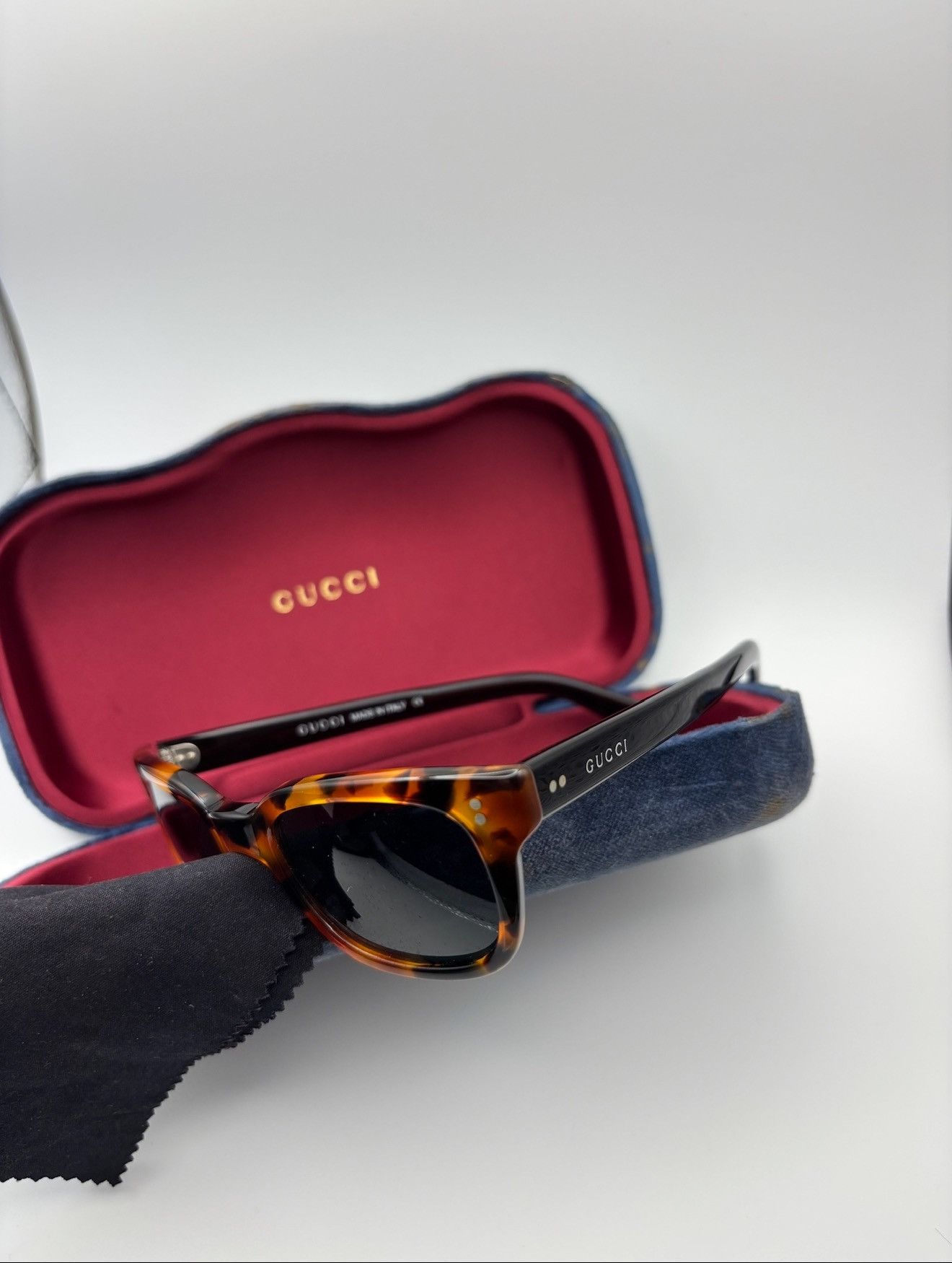 Gucci Gucci Tortoise Shell Sunglasses Size ONE SIZE - 1 Thumbnail