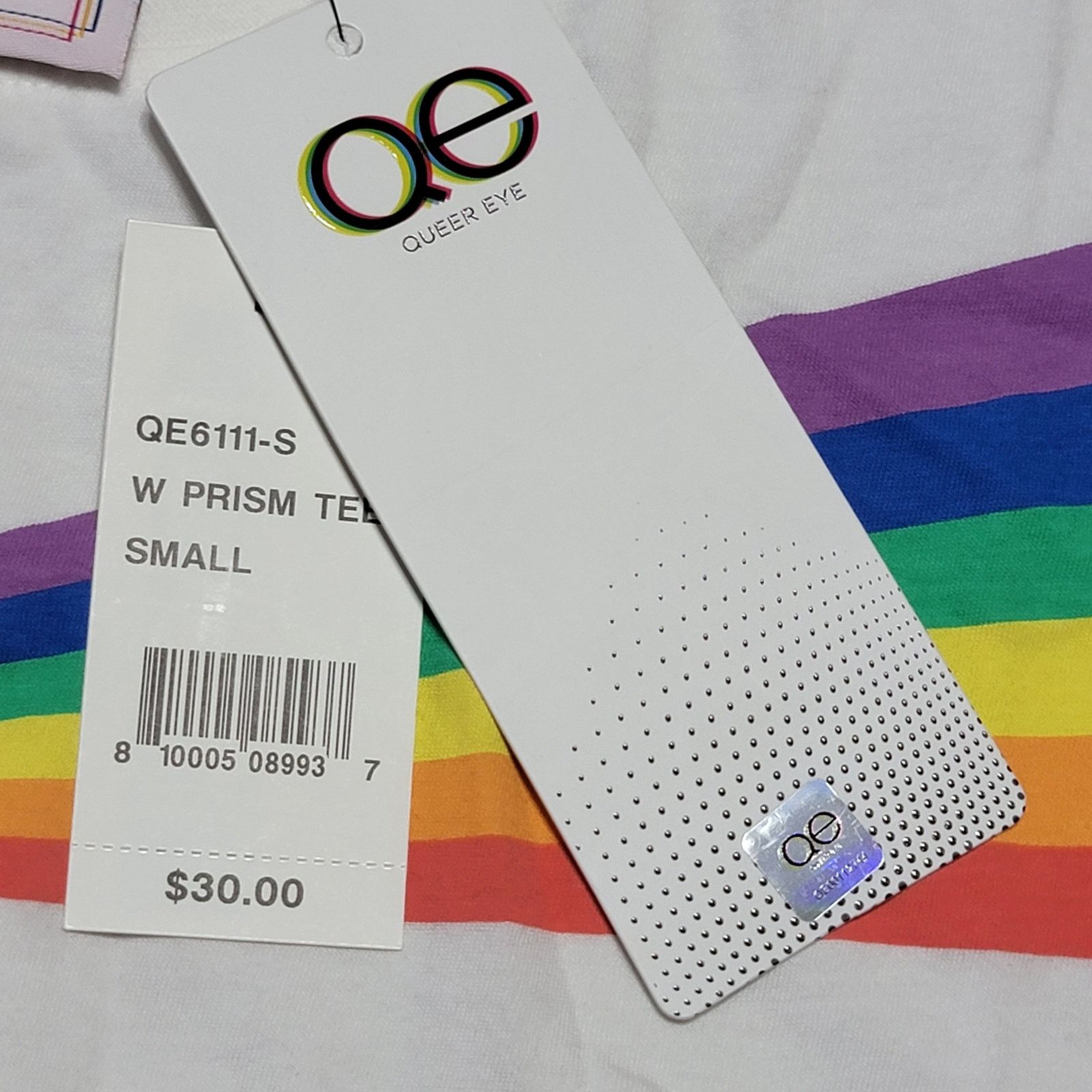 Other Queer Eye White Prism Unisex Tee - Size Small NWT Size S / US 4 / IT 40 - 7 Thumbnail