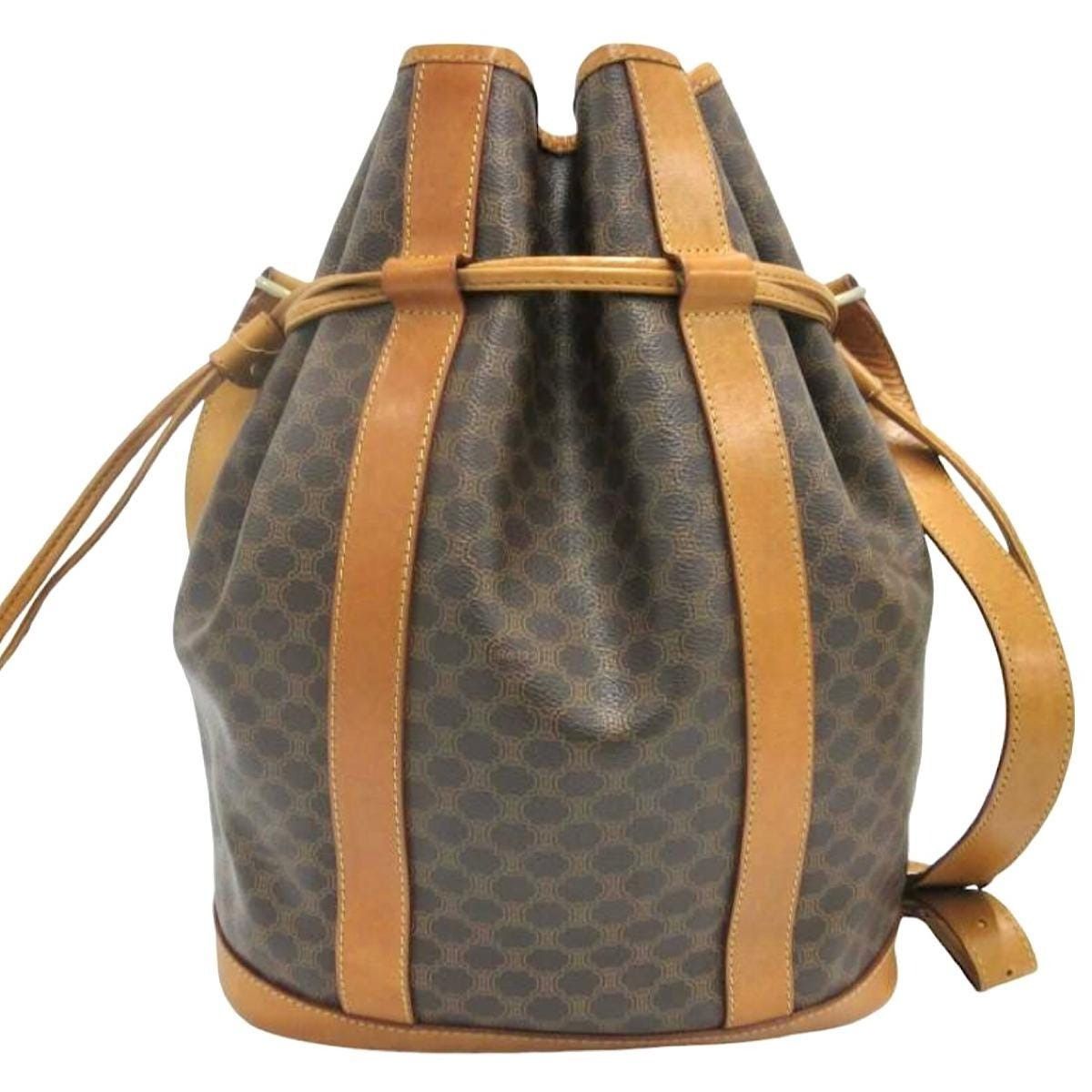 Celine Vintage Celine hobo bucket shoulder bag in classic brown Size ONE SIZE - 6 Thumbnail