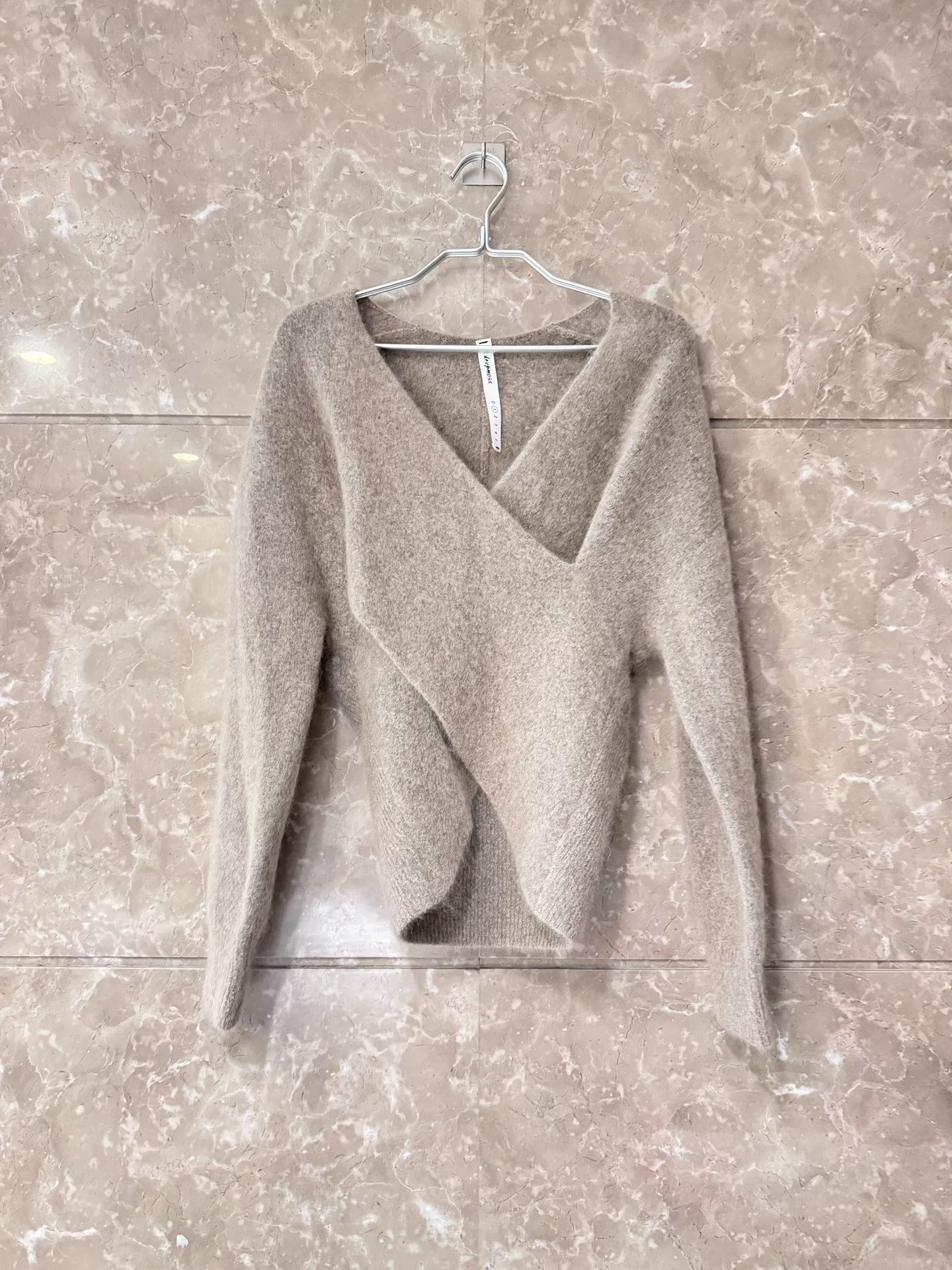 Japanese Brand Deepmoss Camel Mohair Sweater Size S / US 4 / IT 40 - 1 Thumbnail