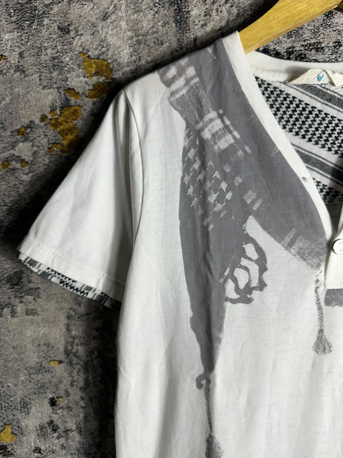 GOA IF SIX WAS NINE LGB GOA STYLE QUASH DOUBLE COLLAR TSHIRT TEE Size US S / EU 44-46 / 1 - 3 Thumbnail
