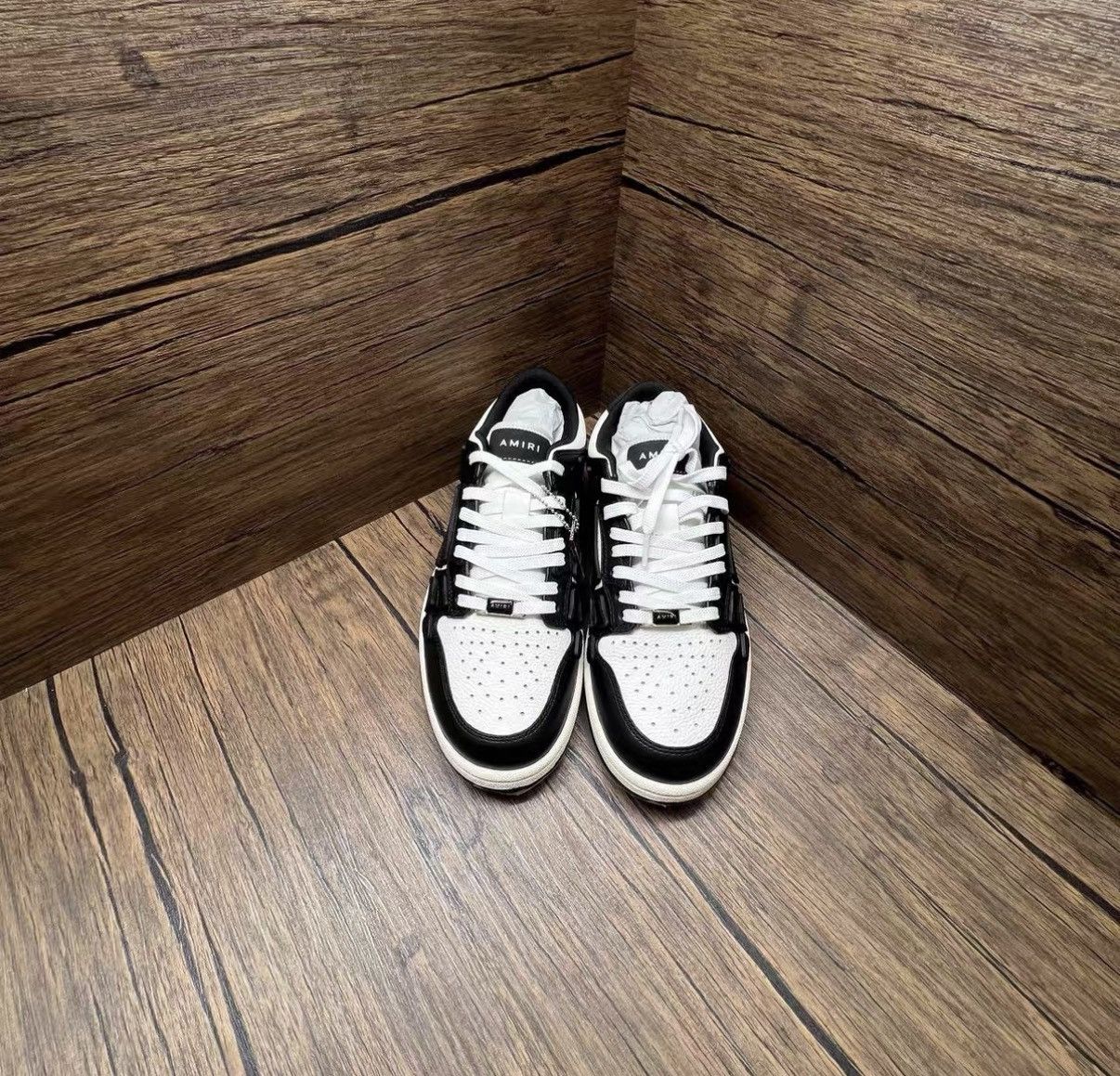 Amiri Amiri Black & White Sneakers J41 Size US 7 / EU 40 - 2 Thumbnail