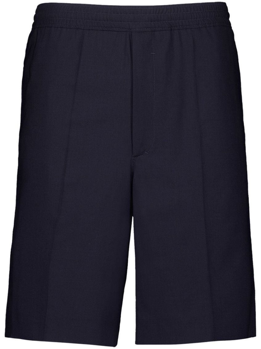 Givenchy o1n1vont0326 Tailoerd Bermuda Shorts in Navy Blue Size US 32 / EU 48 - 1 Thumbnail