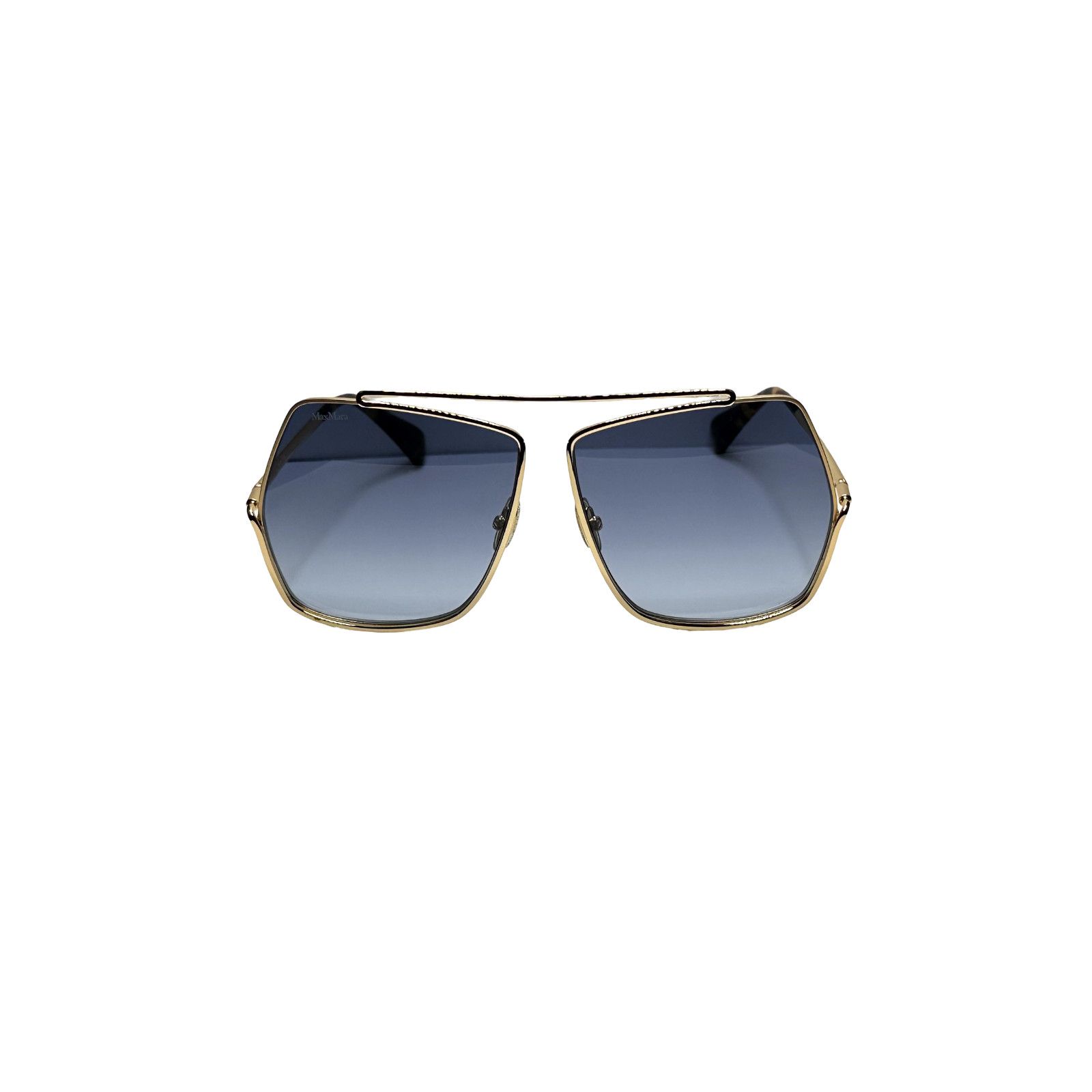 Max Mara Max Mara Aviator Sunglasses Gold Gradient Lens Elsa MM0006 Size ONE SIZE - 1 Thumbnail