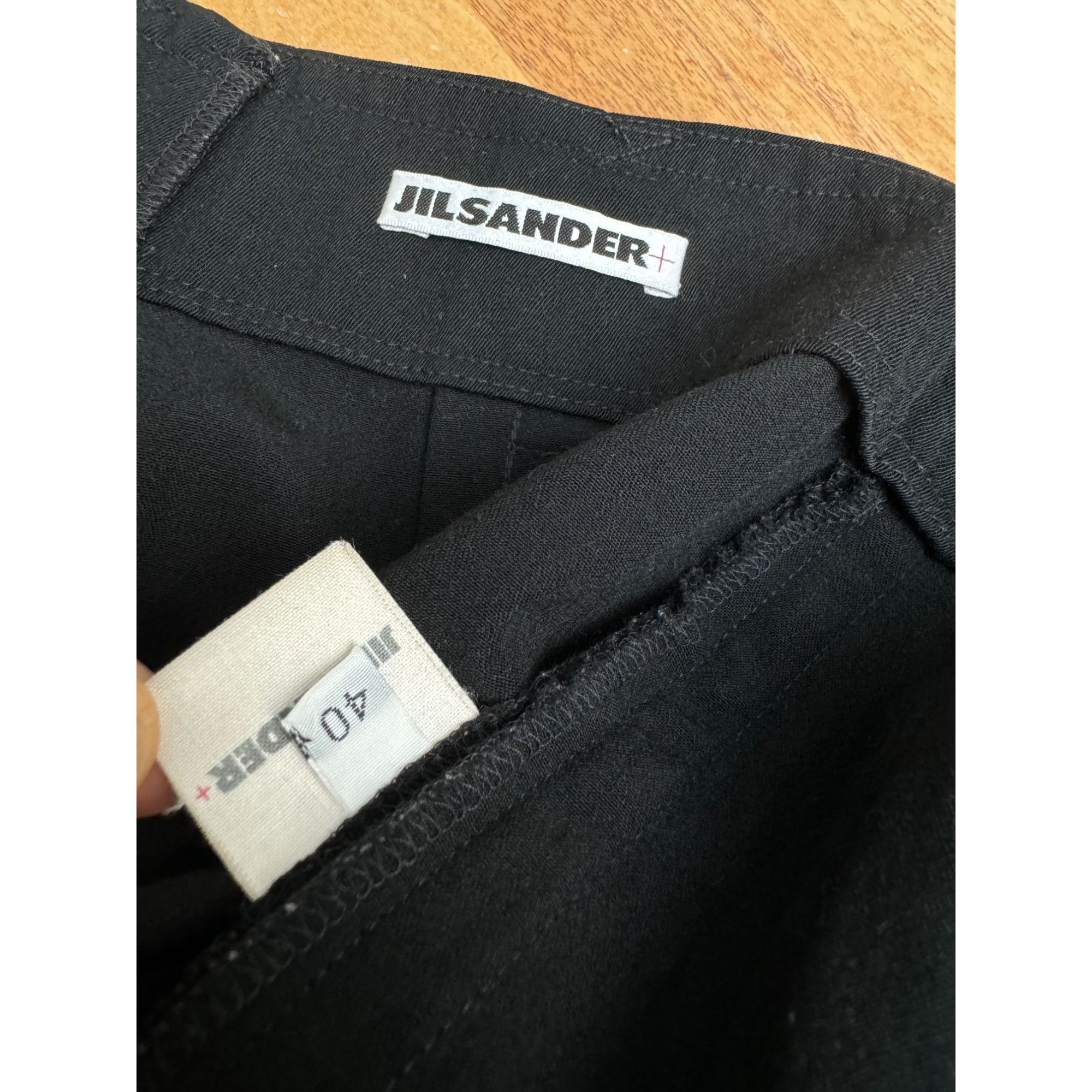Jil Sander 1980s Black Wool Pants Suit Size S / US 4 / IT 40 - 9 Thumbnail