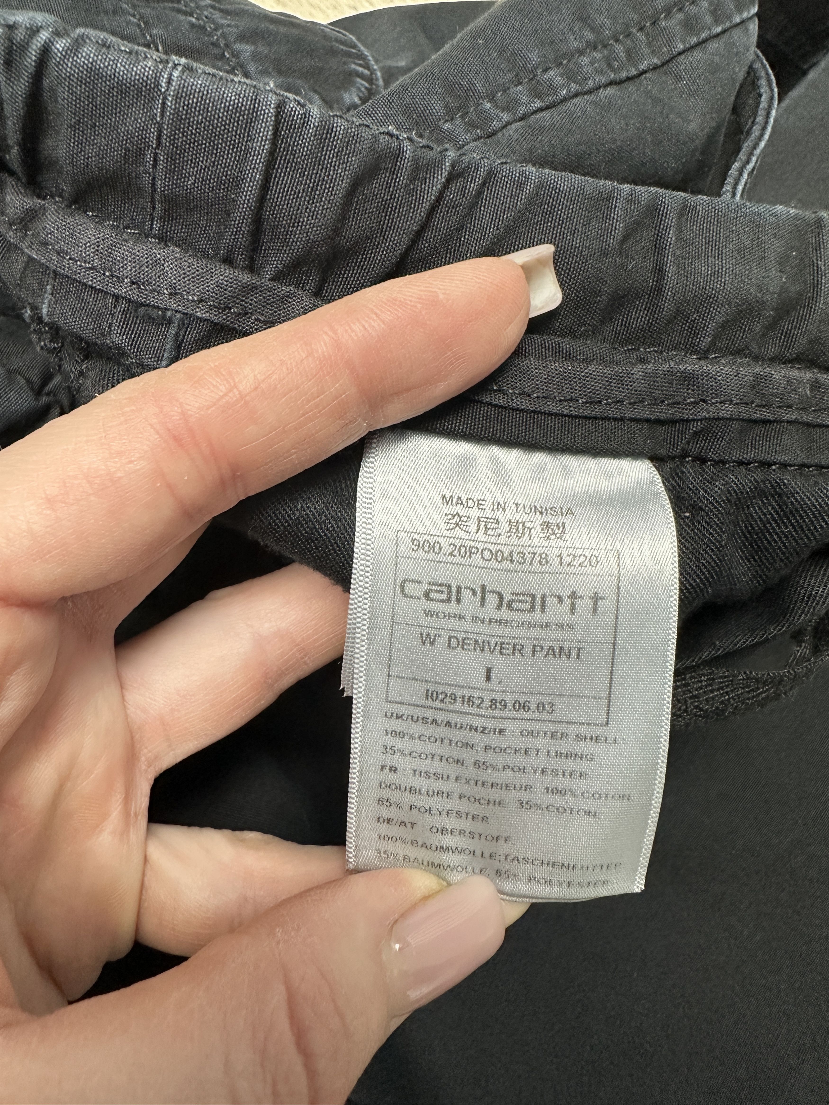 Carhartt Wip Carhartt Wip Mens Denver Cargo Jogger Pants Size US 34 / EU 50 - 9 Thumbnail