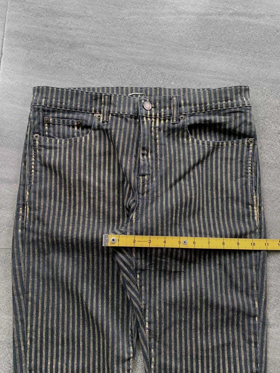 Saint Laurent Paris FREE TAX! Gold Striped Skinny Denim Jeans Size US 32 / EU 48 - 12 Thumbnail