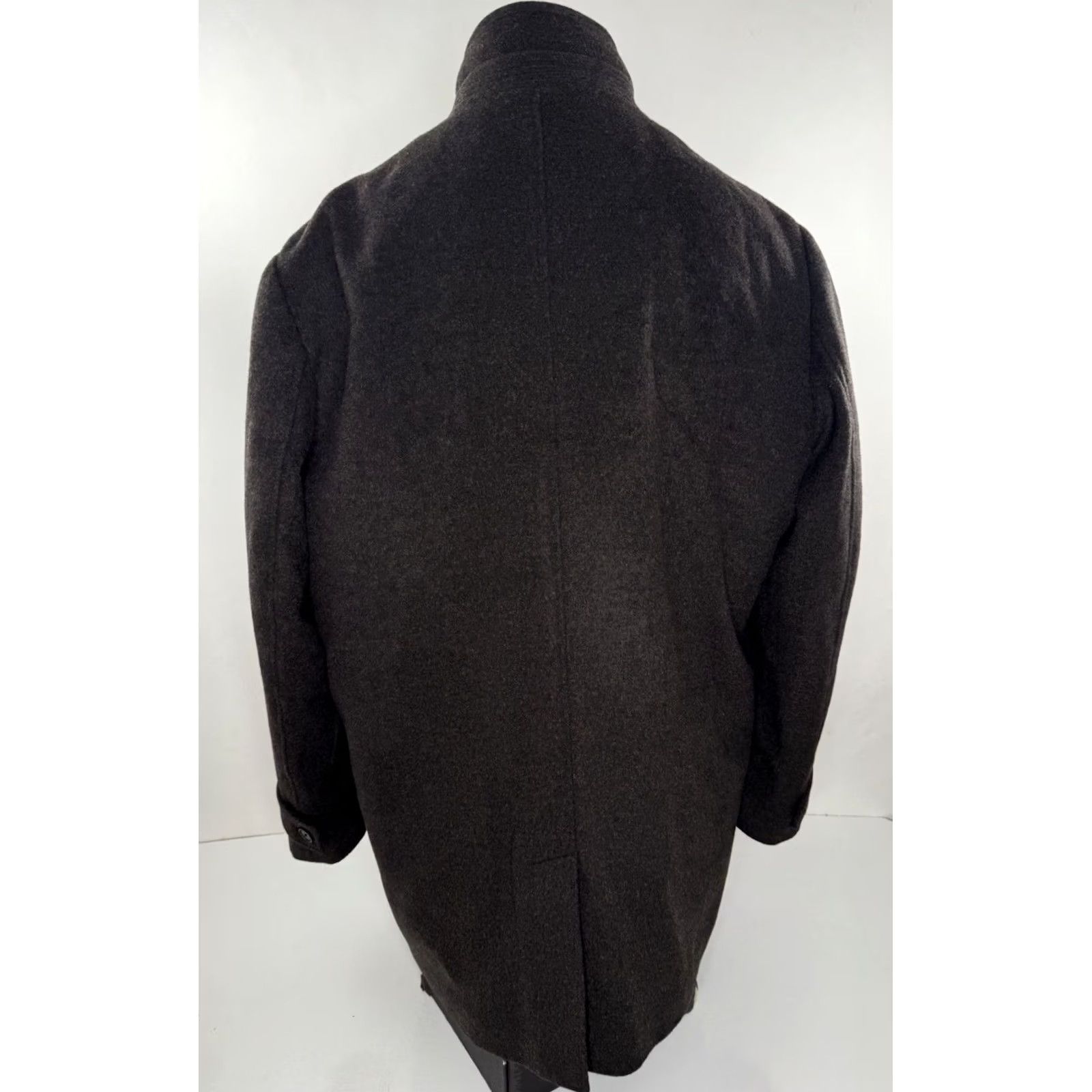 Nordstrom John Nordstrom Wool Built in Bib Liner L Overcoat Trenchcoat Jacket - EXC Men Wool Blend Brown Overcoat L Mens Size US L / EU 52-54 / 3 - 5 Thumbnail