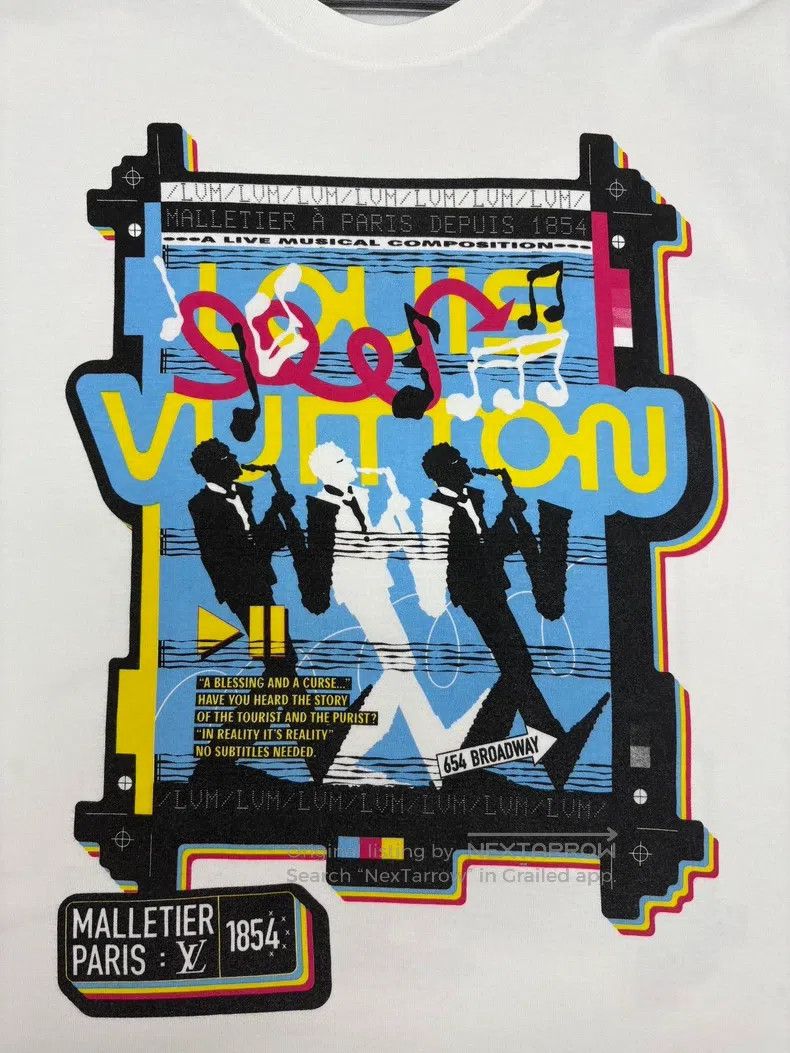 Louis Vuitton Louis Vuitton Jazz Band Print Short Sleeve Size US L / EU 52-54 / 3 - 4 Thumbnail