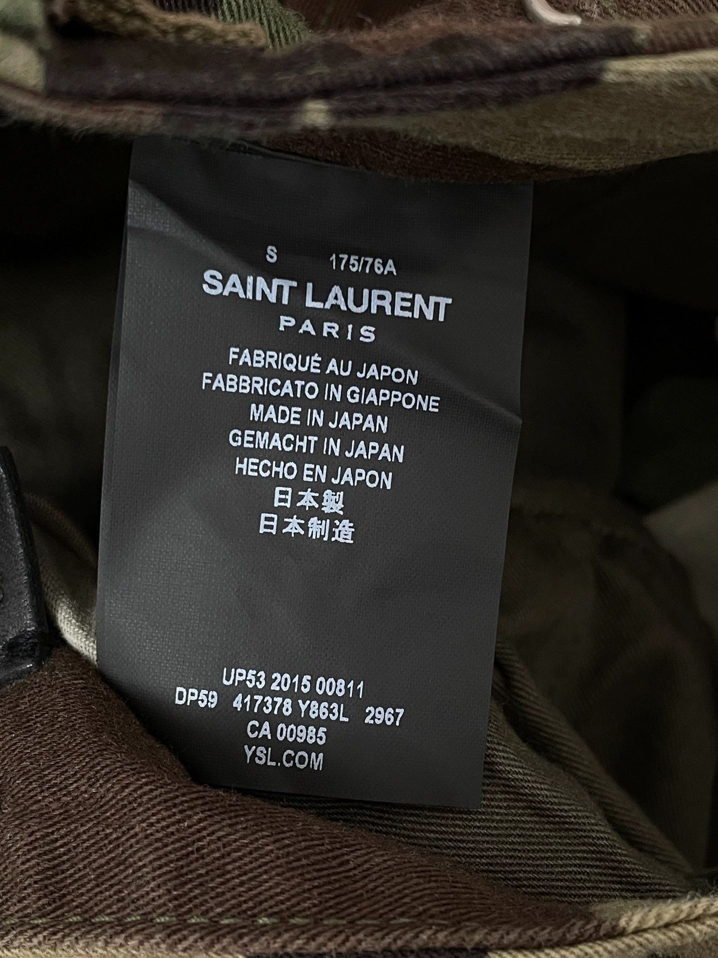 Saint Laurent Paris SLP Camouflage Cargo Shorts S Size US 29 - 4 Thumbnail