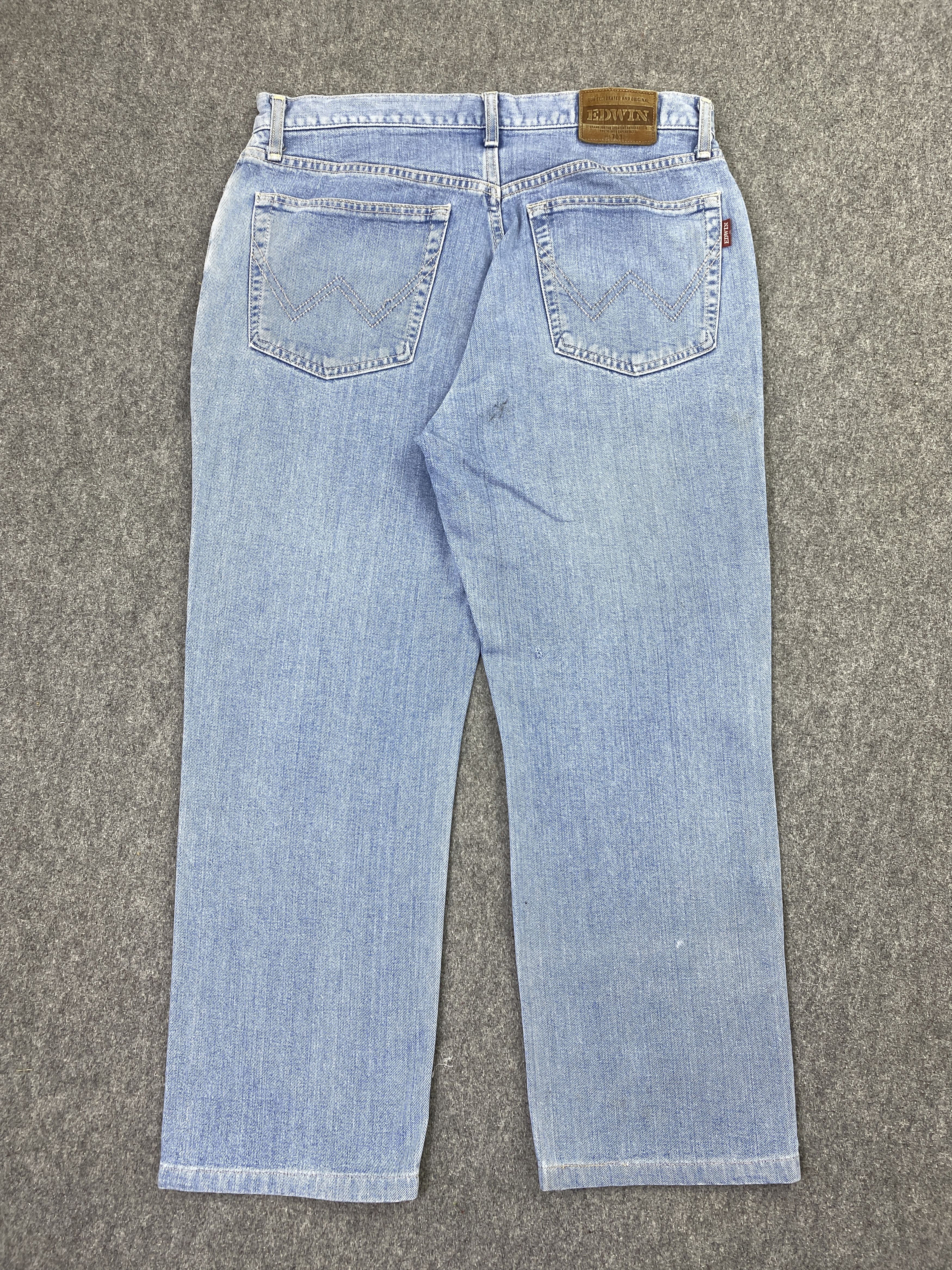 Edwin Vintage Edwin Soft Jeans Light Blue Denim DP2875 Size US 34 / EU 50 - 16 Thumbnail
