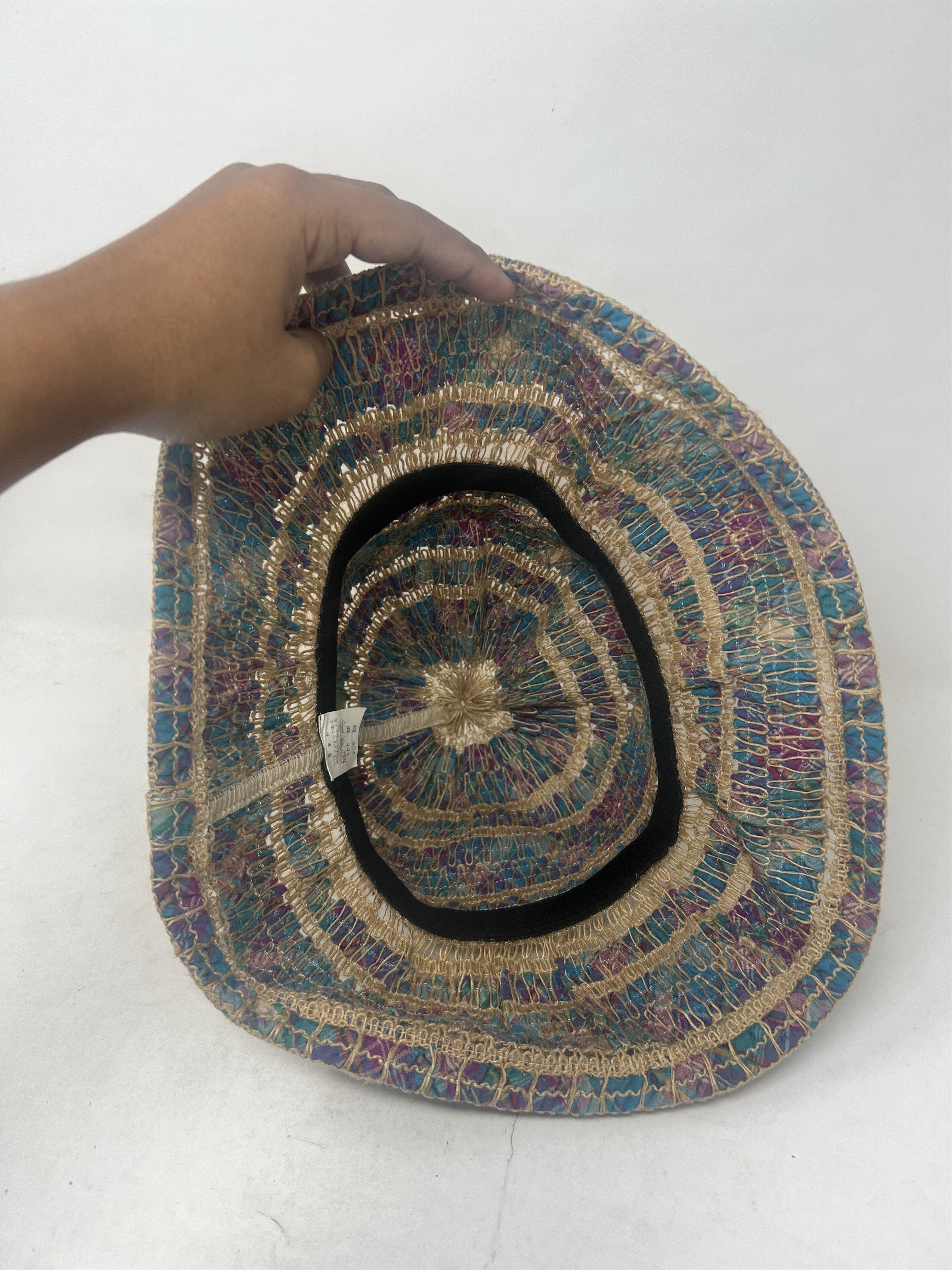 Seditionaries Crochet Hemp Sun Hat Japan Bucket Size ONE SIZE - 6 Thumbnail