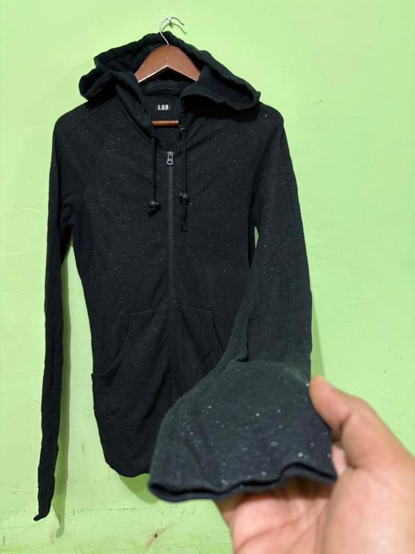 If Six Was Nine Vtg L.G.B Parka Bono Blinks Jacket Black Fashion Design Size US XS / EU 42 / 0 - 3 Thumbnail