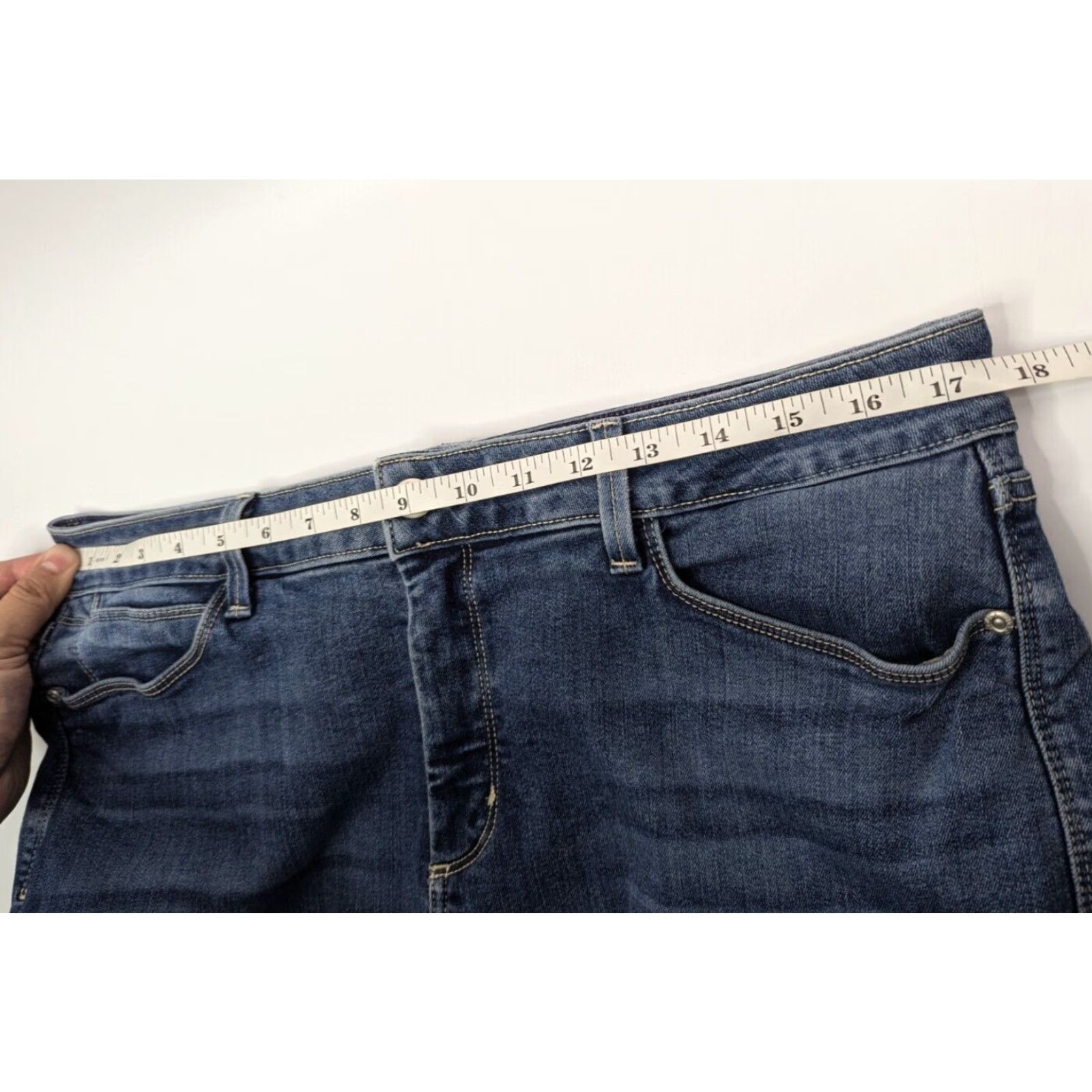 NYDJ NYDJ Not Your Daughters Jeans Women's 14 Capri Cuffed Tapered Lorena Boyfriend Size 36" / US 14 / IT 50 - 6 Thumbnail
