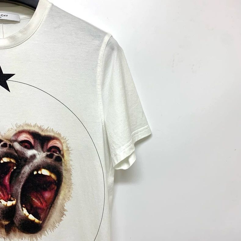 Givenchy Givenchy Double Headed Monkey Short Sleeve T-Shirt 2506-Nex Size US XL / EU 56 / 4 - 5 Thumbnail