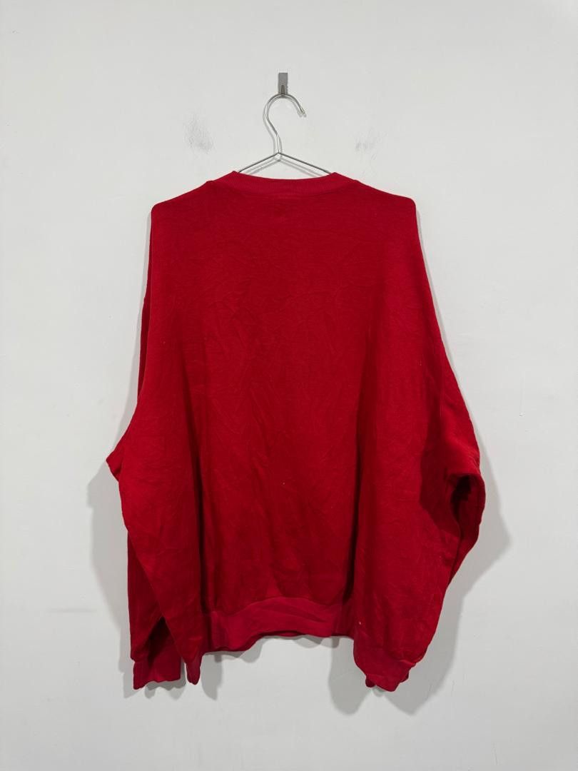 Nike × Vintage Vintage 90s Nike Big Logo Oversized Sweatshirt Size US XXL / EU 58 / 5 - 4 Thumbnail