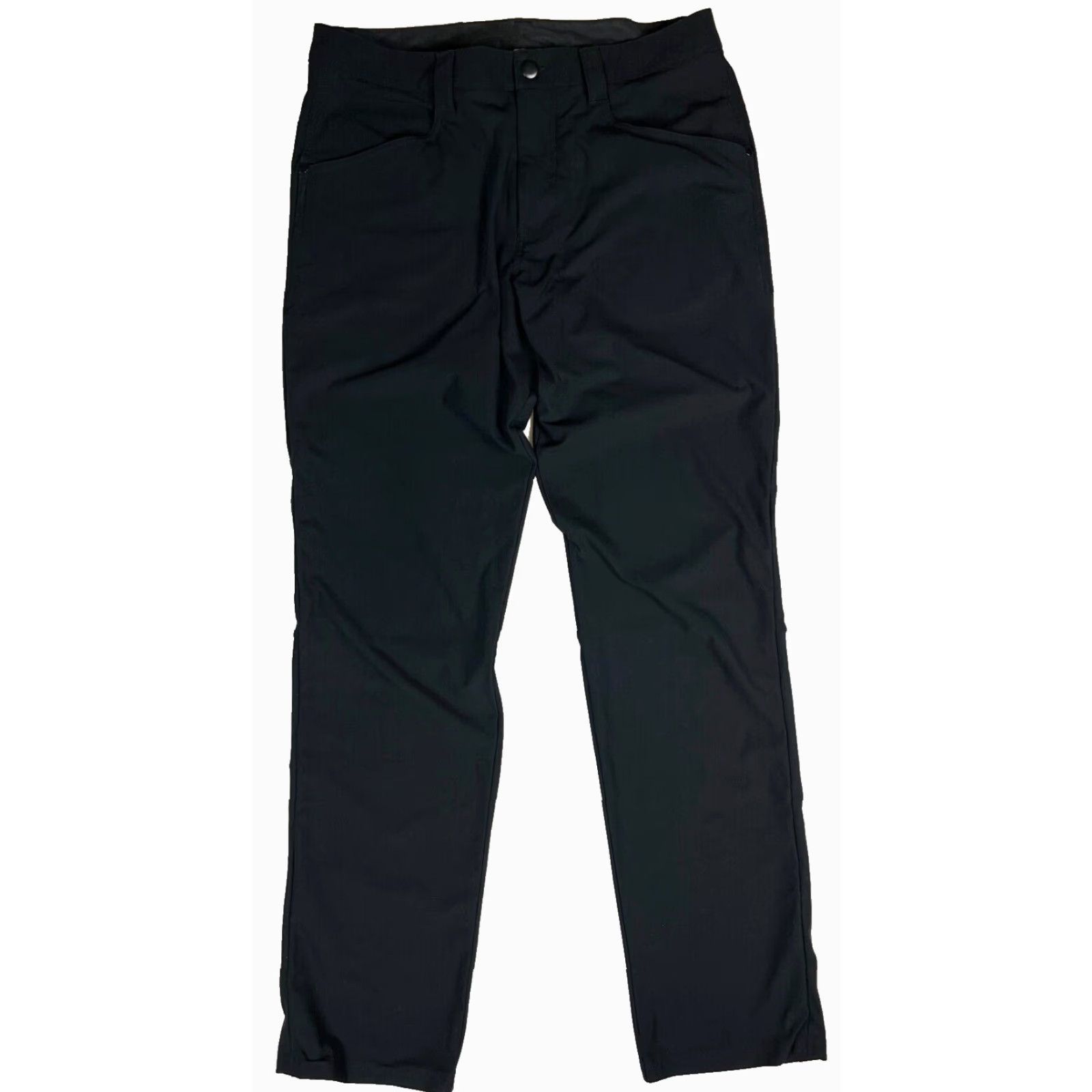 Lululemon Lululemon Men's Chino Pants Black Straight Leg Sz 34x33 Pants City Style Readable Front Flat Size US 34 / EU 50 - 2 Thumbnail