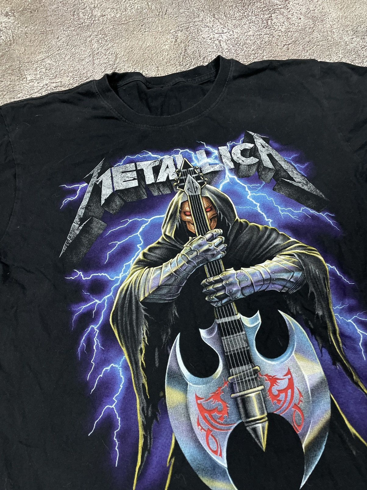 Vintage Vintage 00s Metallica Graphic Tee Band Tee Grunge Dark M Size US M / EU 48-50 / 2 - 2 Thumbnail