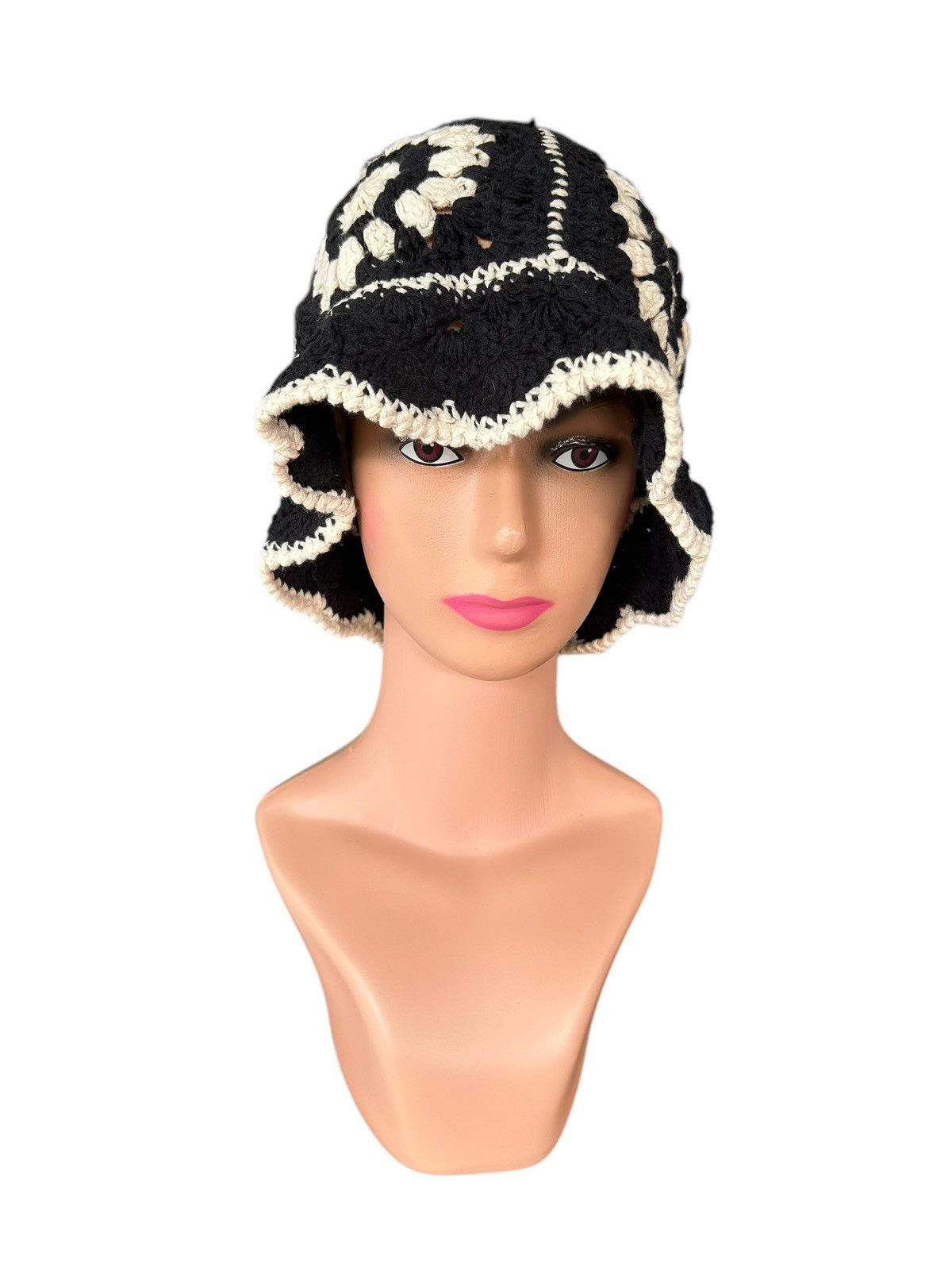 Japanese Brand × Kapital × Vintage Crochet Knitted handmade Bucket Hats Size ONE SIZE - 4 Thumbnail