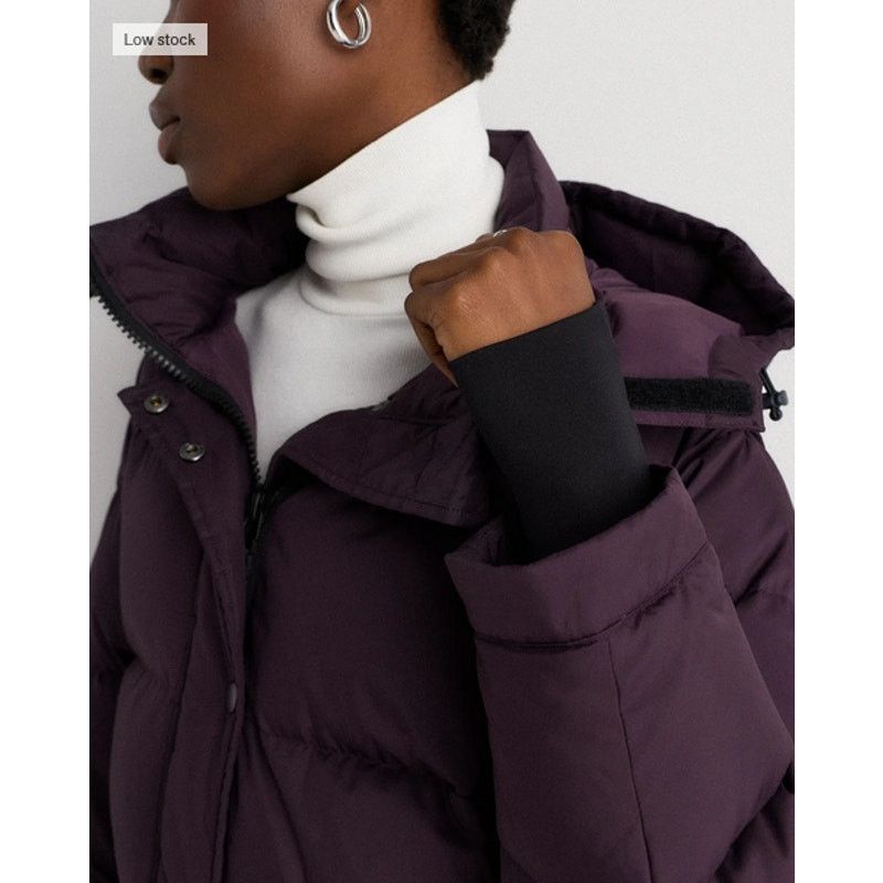 Quince Quince Responsible Down Long Puffer Deep Orchid Purple S NWT Size S / US 4 / IT 40 - 6 Thumbnail