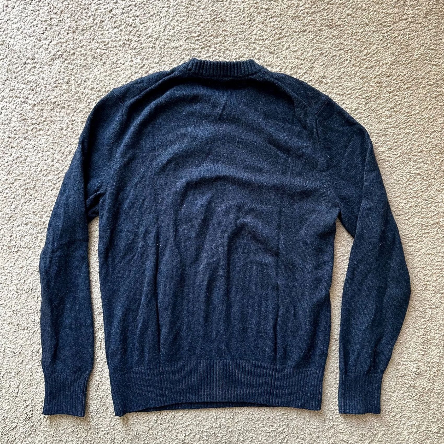 Banana Republic Banana Republic Sweater Mens Medium Crewneck Pullover Blue Wool Blend Size US M / EU 48-50 / 2 - 2 Thumbnail