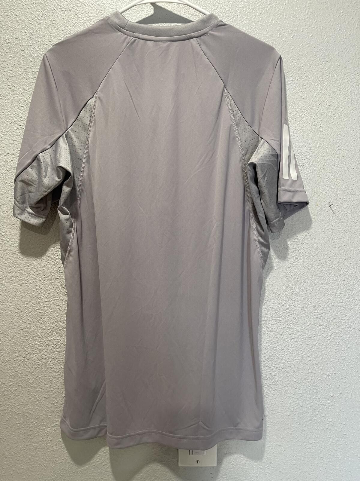 Adidas Adidas Men's Athletic Shirt Size L Gray New with Tags Size US L / EU 52-54 / 3 - 2 Thumbnail