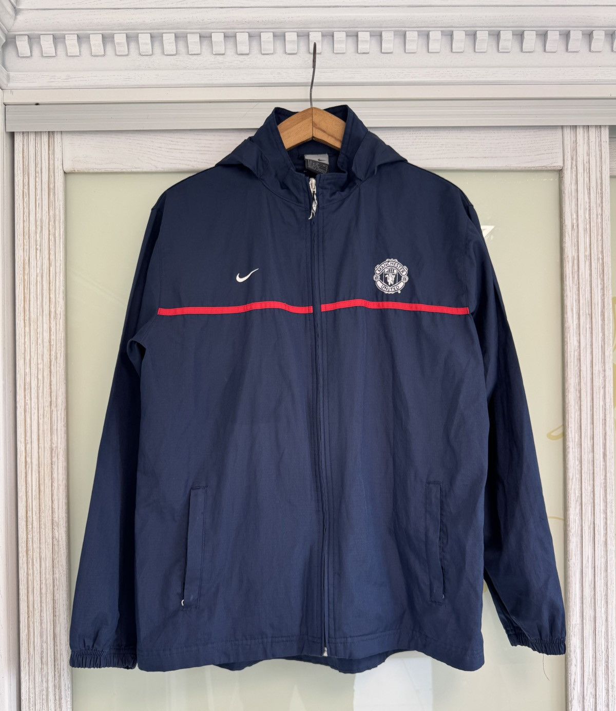 Nike Vintage Nike Manchester United 2003-2004 Soccer Track Jacket Size US S / EU 44-46 / 1 - 1 Thumbnail