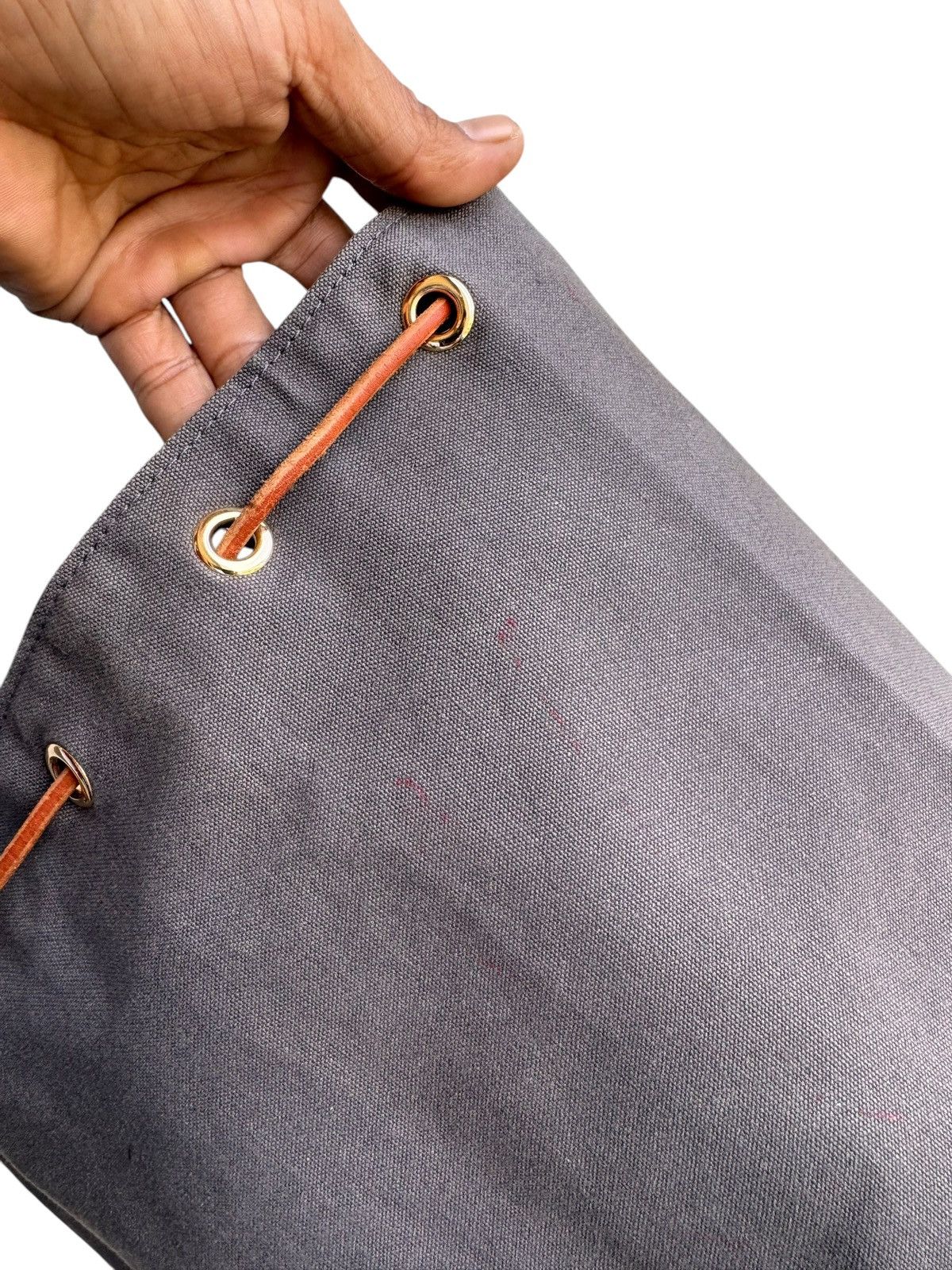 Hermes Vintage Hermes Drawstring Bucket Bag Backpacks Size ONE SIZE - 15 Thumbnail