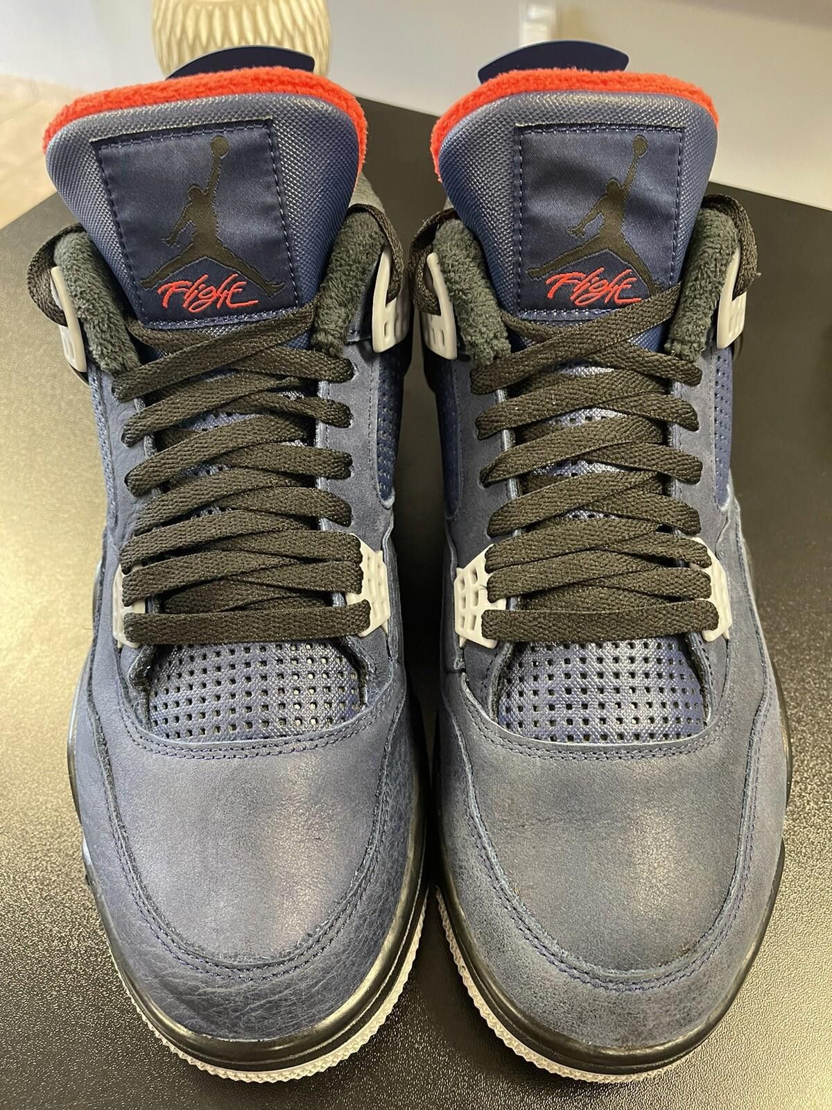 Nike Air Jordan Retro 4 Winterized Loyal Blue White Size 11.5 Size US 11.5 / EU 44-45 - 5 Thumbnail