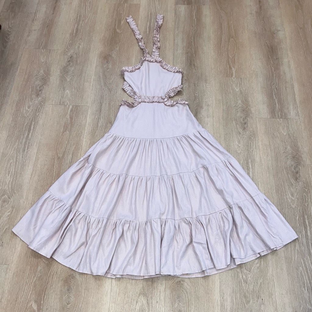 Anthropologie Margo Baridon x Anthropologie Ruffle Accented Halter Tie Max Size XS / US 0-2 / IT 36-38 - 14 Thumbnail
