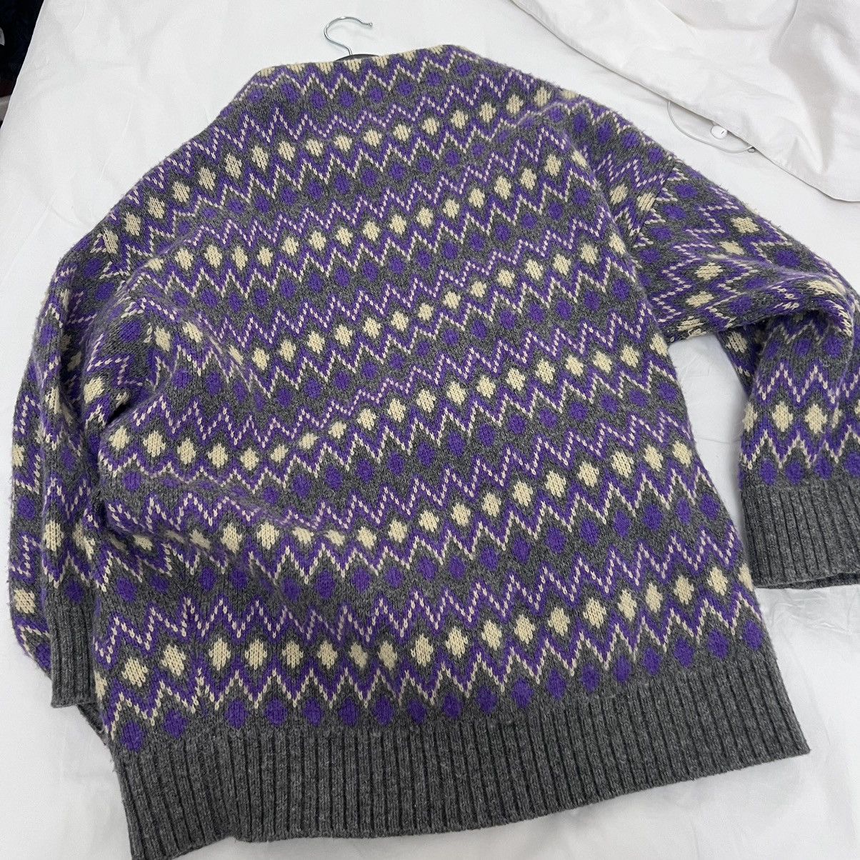 Prada Prada sport logo knitwear runway sweater gray purple Size M / US 6-8 / IT 42-44 - 7 Thumbnail