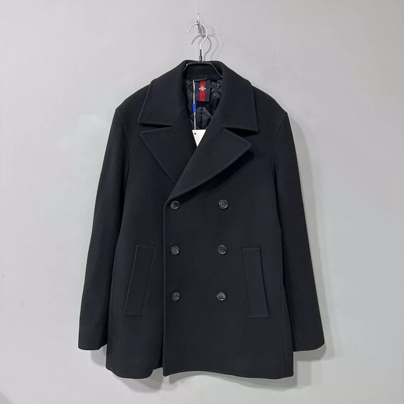 Gucci Gucci Dark wool coat 2502-Nextarrow Size US M / EU 48-50 / 2 - 2 Thumbnail