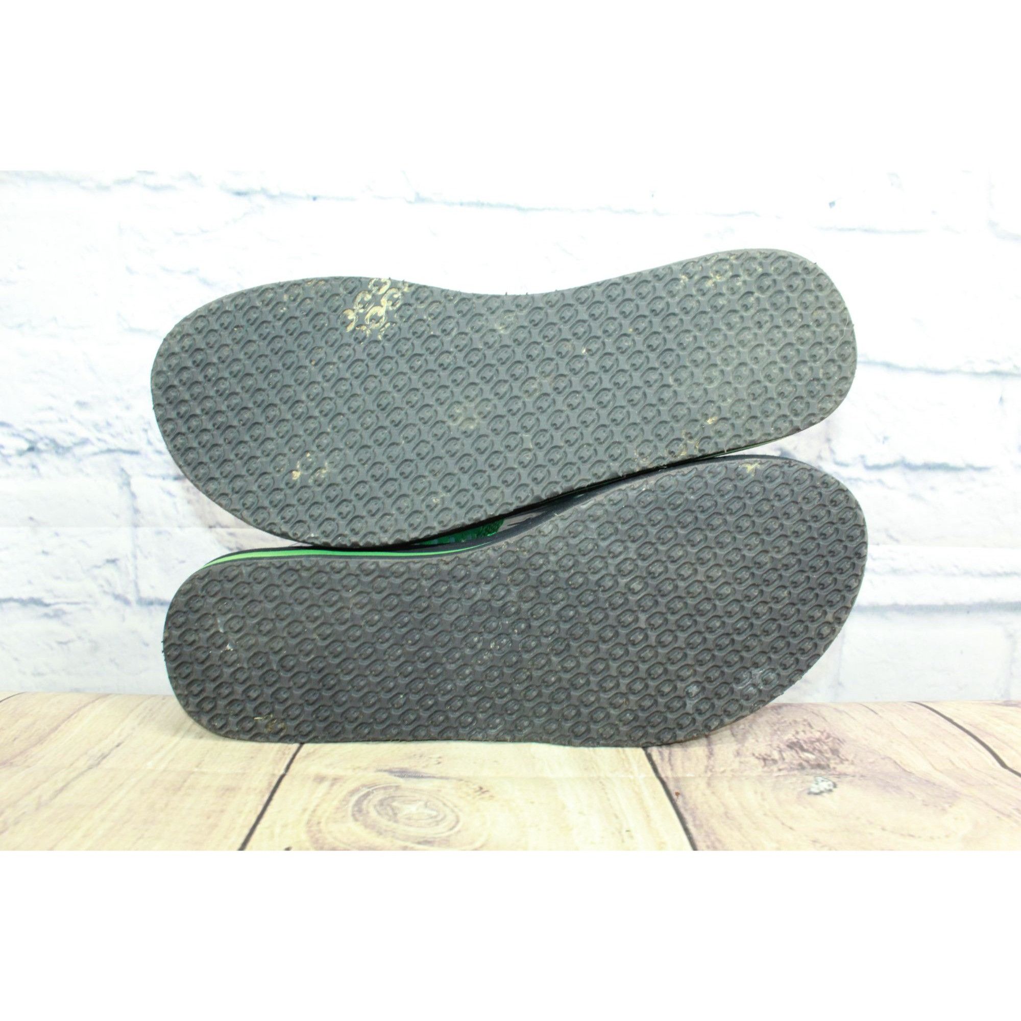 L.L. Bean LL Bean Green Polka Dot Nylon Thong Flip Flops Women's 9 M Size US 9 / IT 39 - 9 Thumbnail