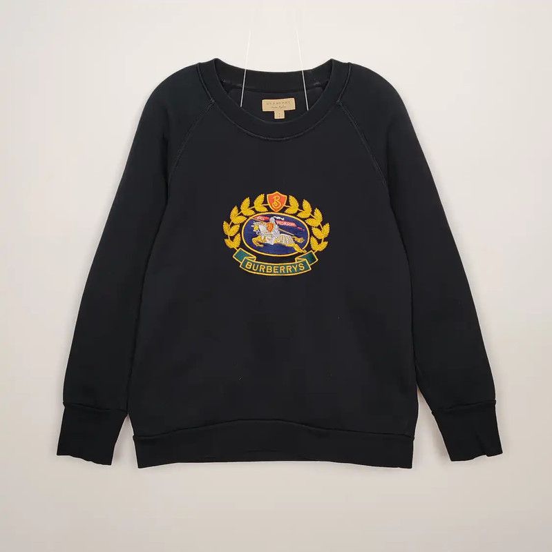 Burberry Burberry Black Cotton Men's Sweatshirt Size S Size US S / EU 44-46 / 1 - 1 Thumbnail
