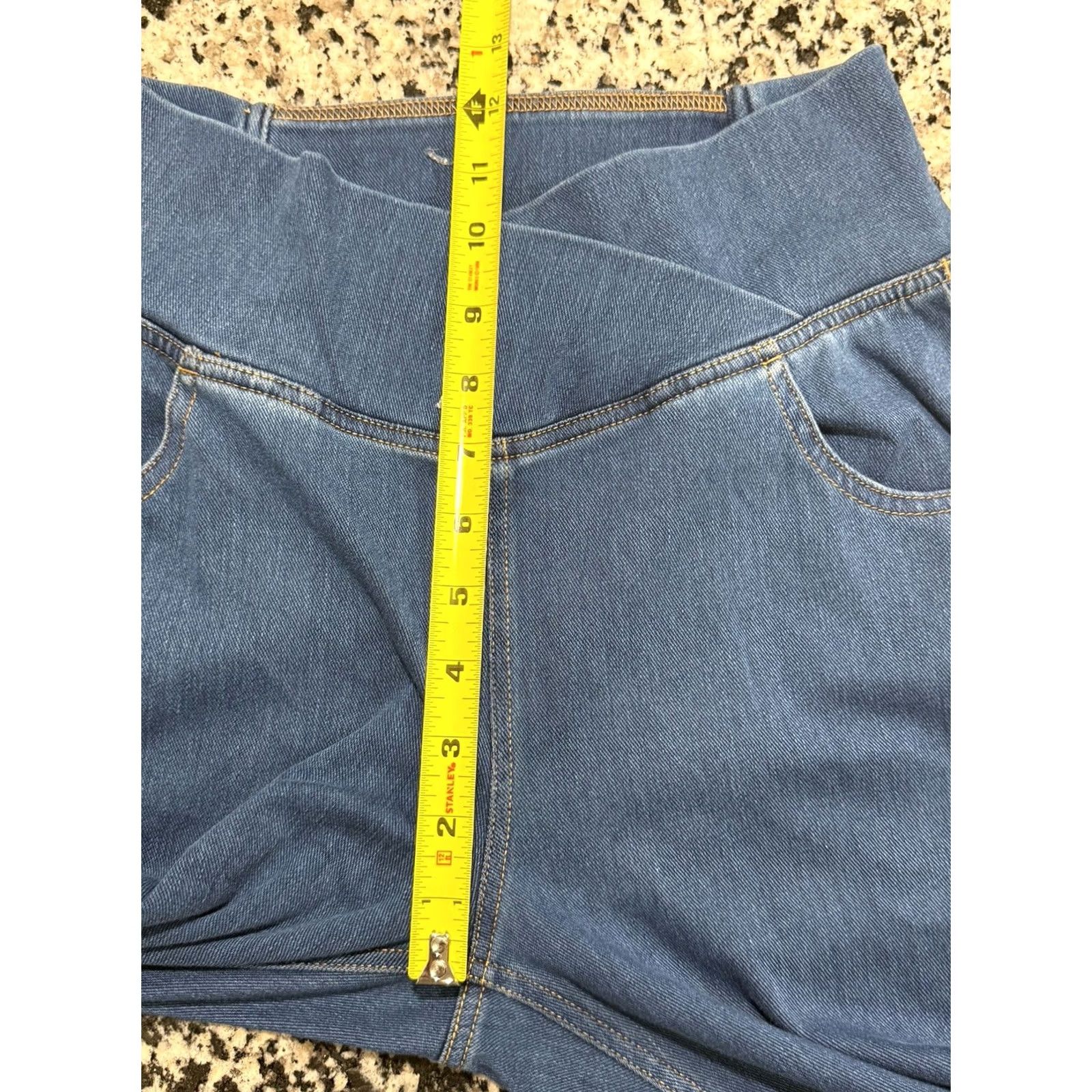 Vintage Halara Jeans Wide-Leg Mid Rise Denim Women M Size Blue Cotton Blend Pockets 30 Inseam Stretch NWT Size 32" / US 10 / IT 46 - 7 Thumbnail