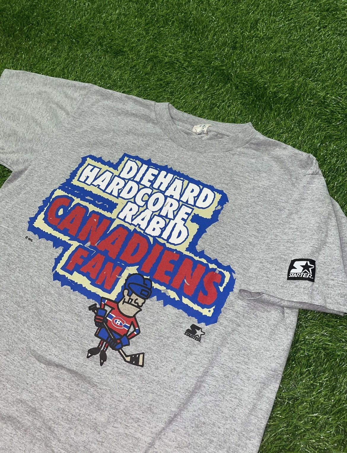 NHL × Vintage Vintage Starter NHL Montreal Canadians Tee Shirt Size M Size US M / EU 48-50 / 2 - 2 Thumbnail