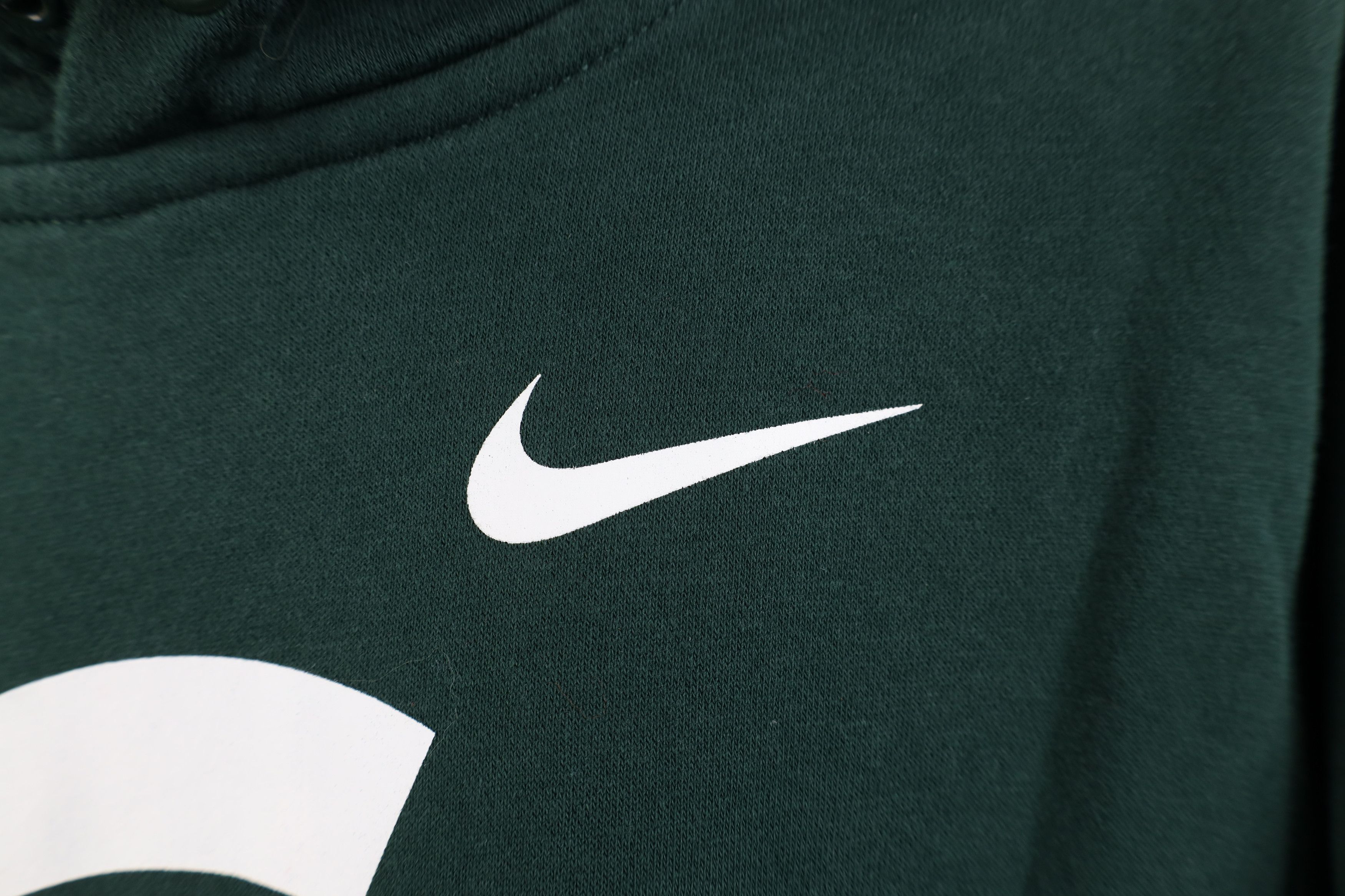 Nike Vintage Y2K Nike Swoosh Michigan State University Hoodie Size US S / EU 44-46 / 1 - 5 Thumbnail