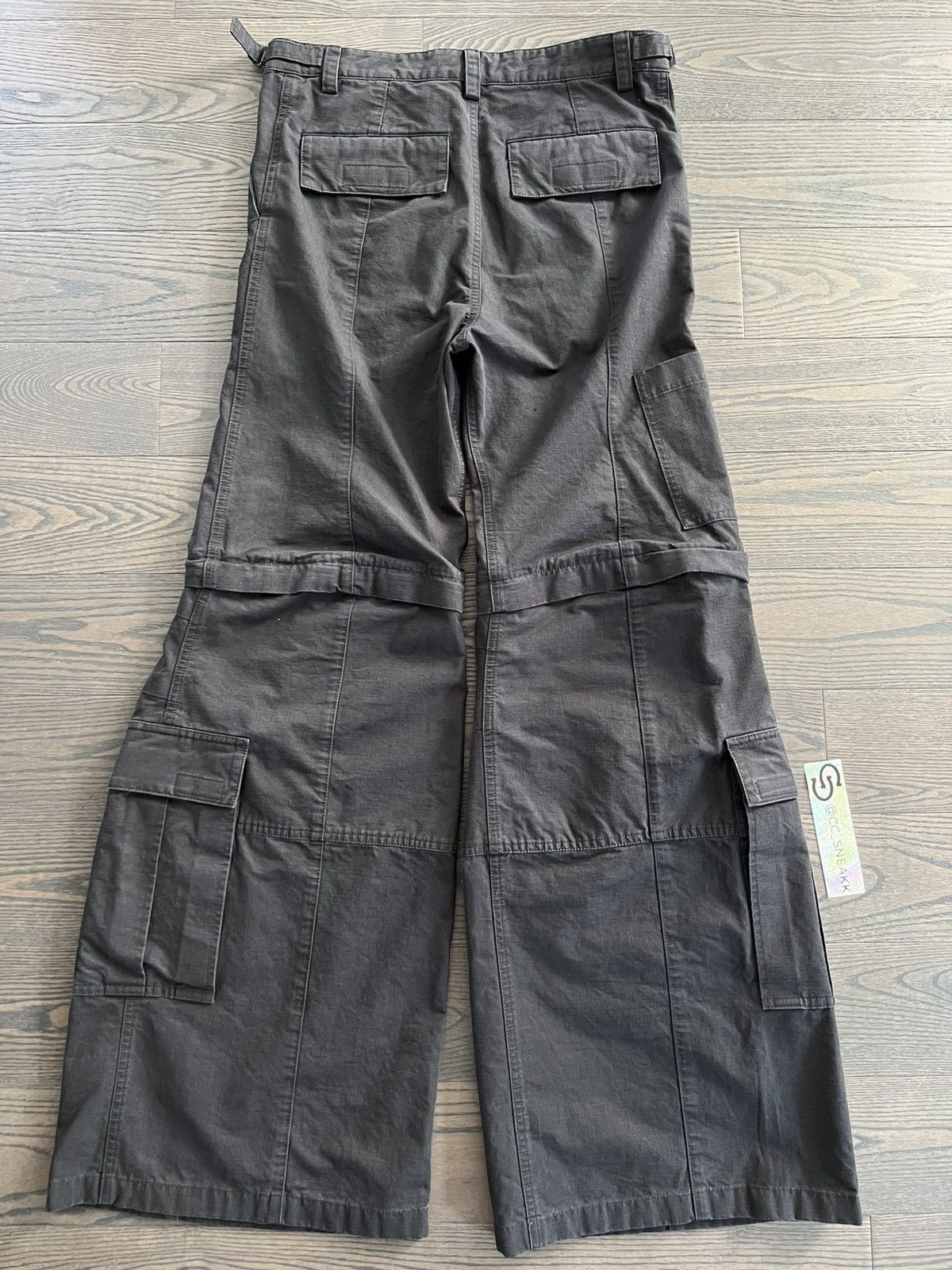 Balenciaga BALENCIAGA FLARED CARGO PANTS IN BLACK Size US 30 / EU 46 - 3 Thumbnail