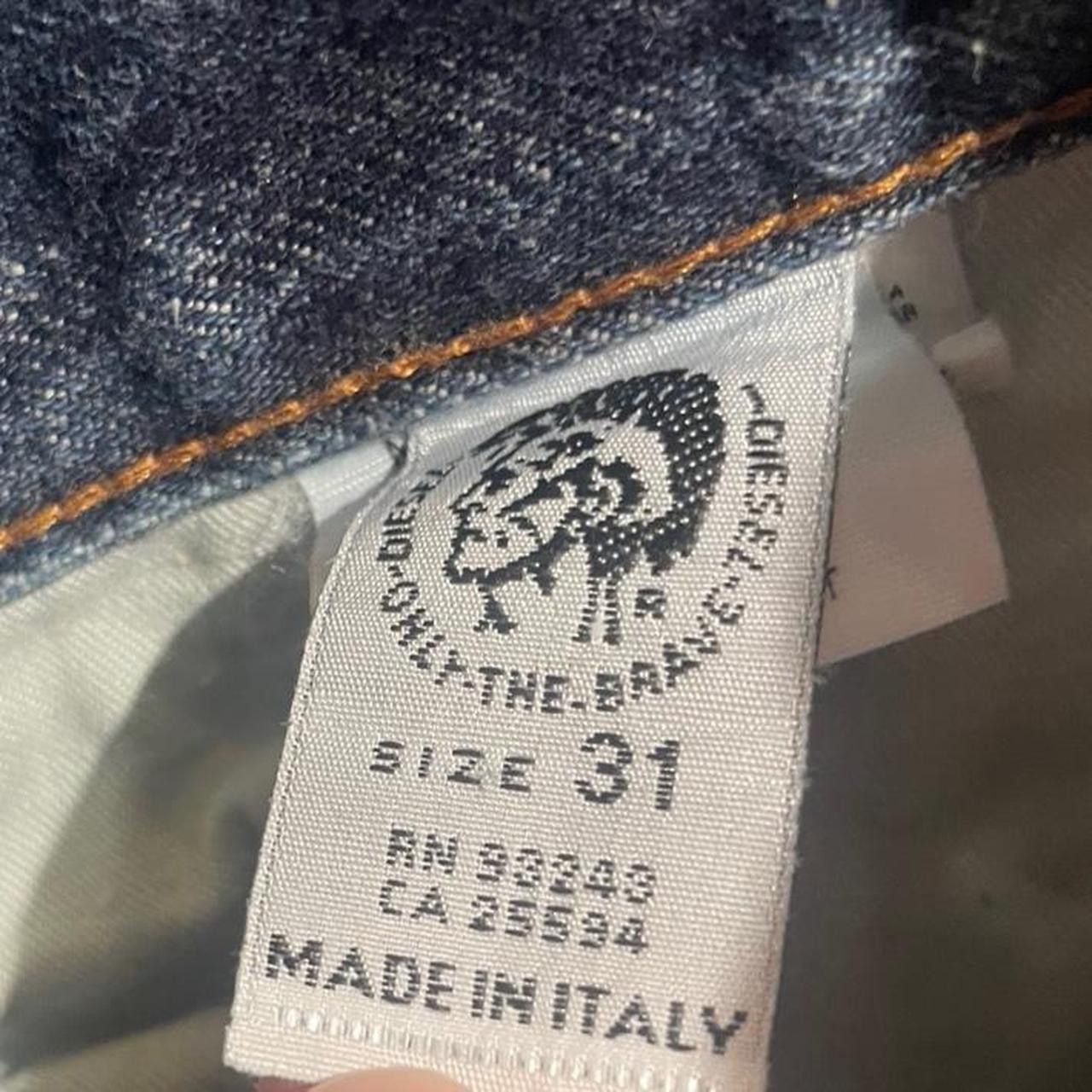 Diesel Diesel DAZE insane RARE crazy cut flare jeans 2008 Size 31" - 5 Thumbnail
