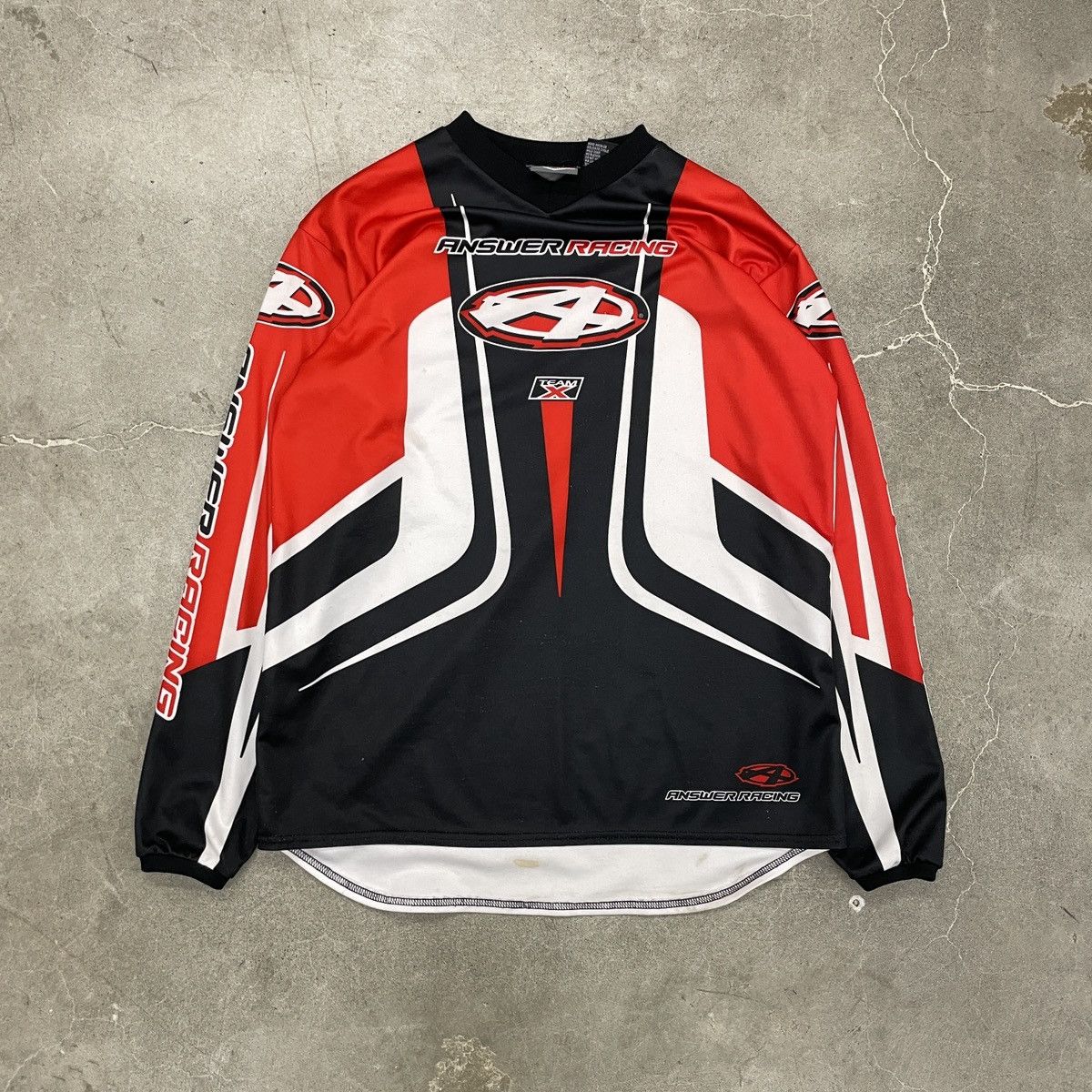 Vintage Vintage answer racing moto jersey y2k 90s | Grailed